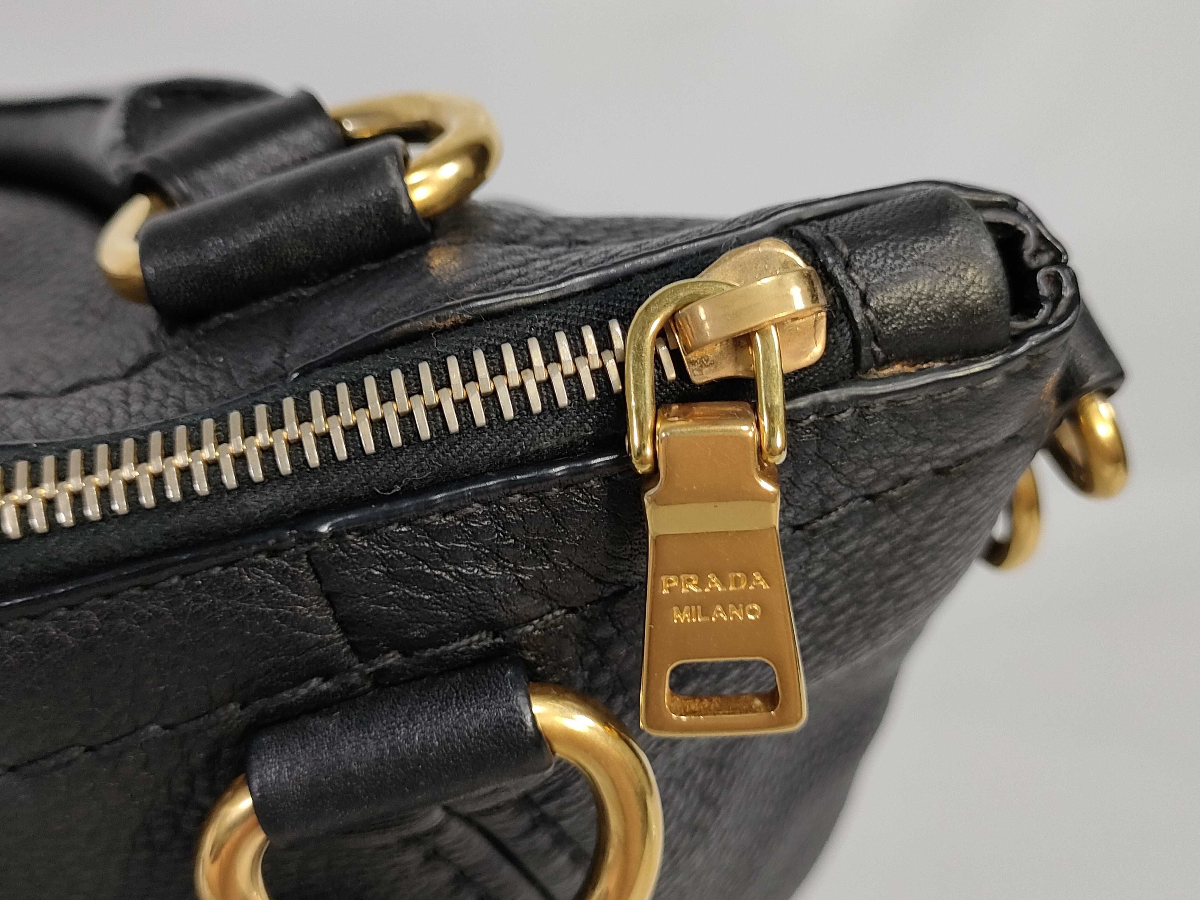 Black Leather Tote Bag (Handbag) — view 10