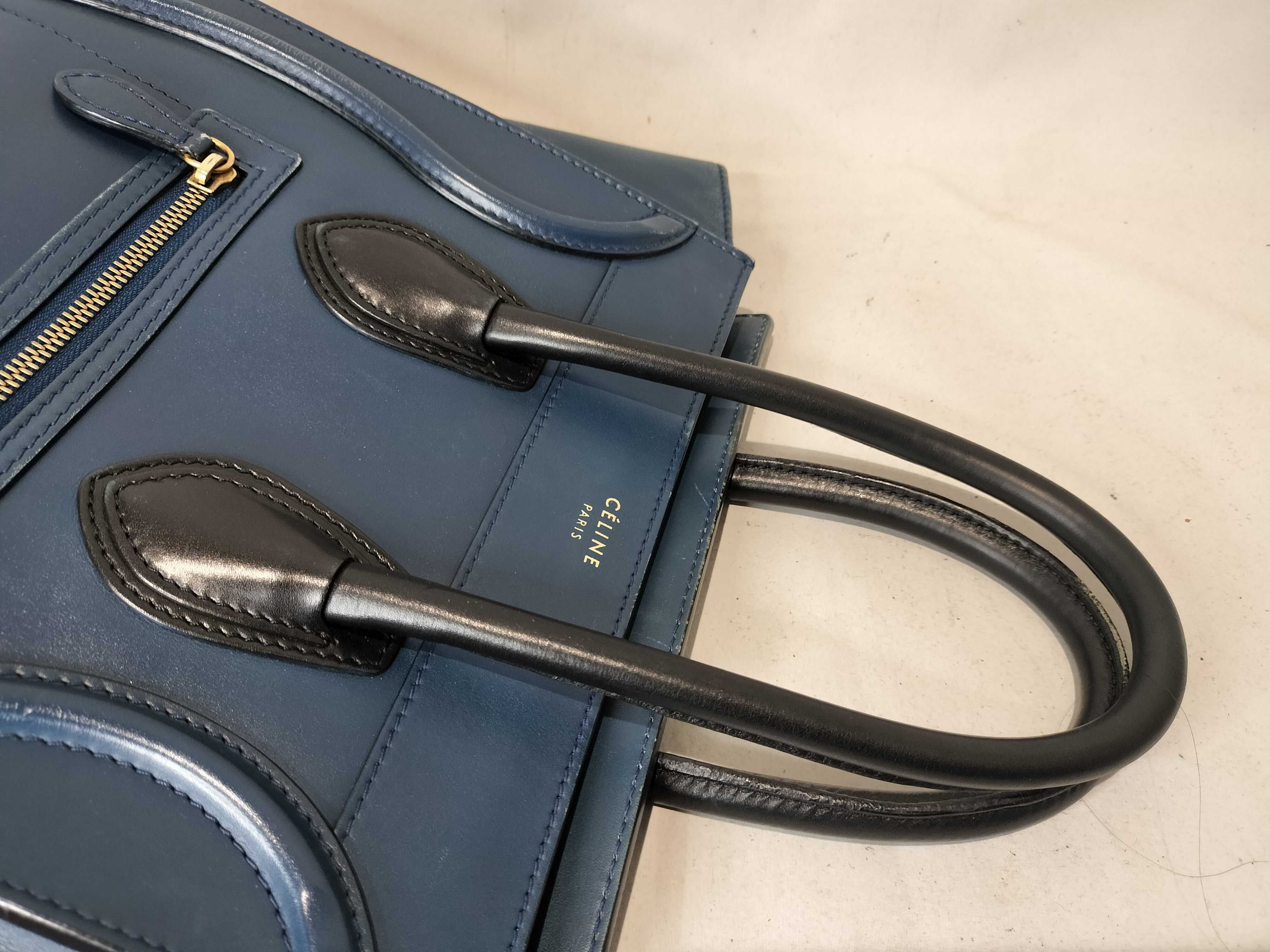 navy handbag — view 4