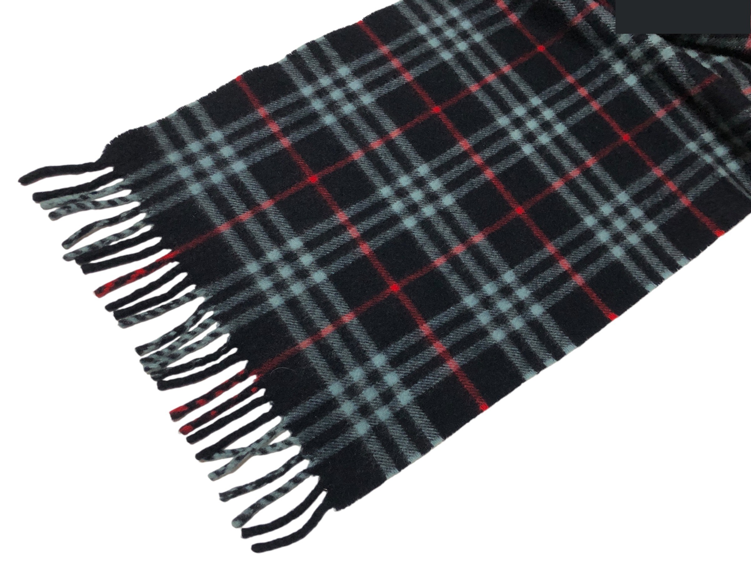 scarf, check pattern, 100% cashmere. — view 11