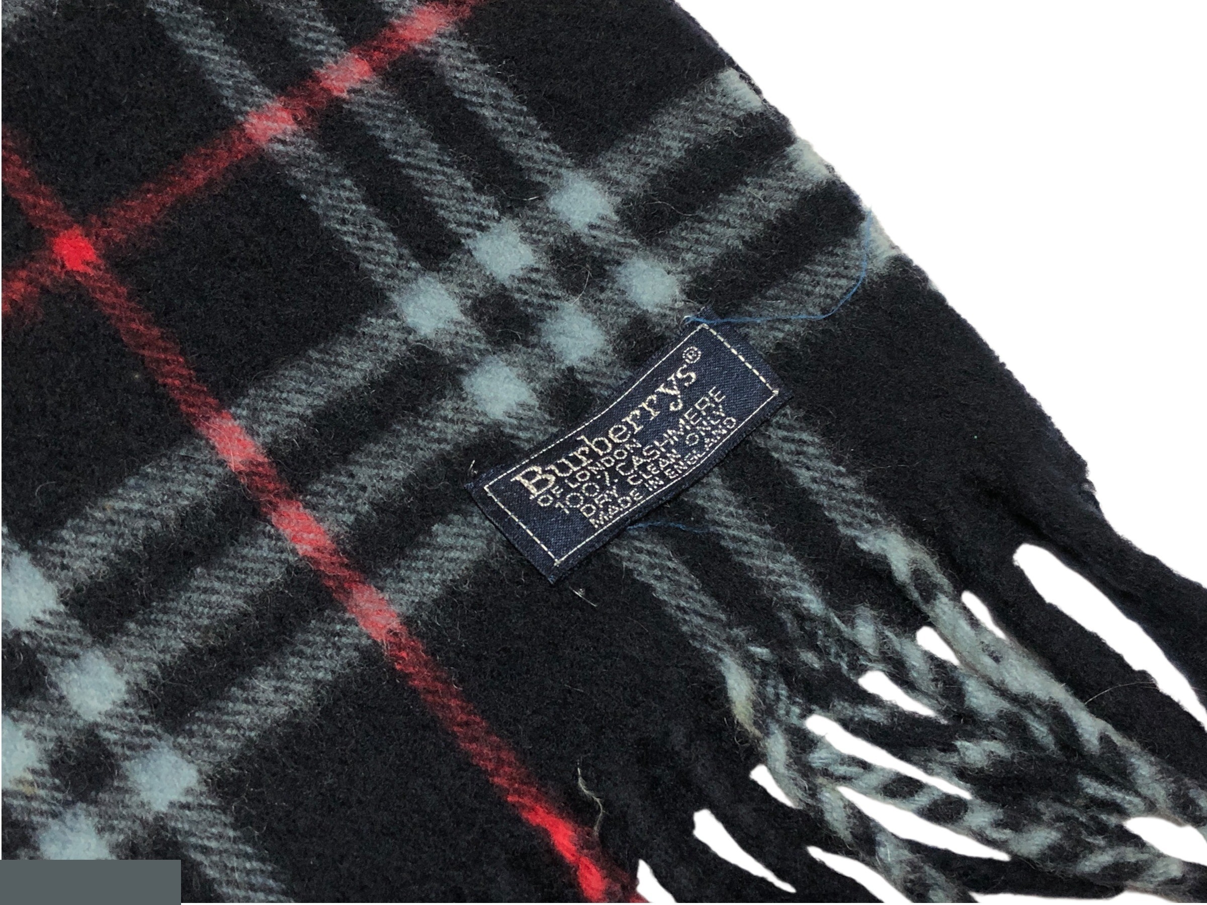 scarf, check pattern, 100% cashmere. — view 3
