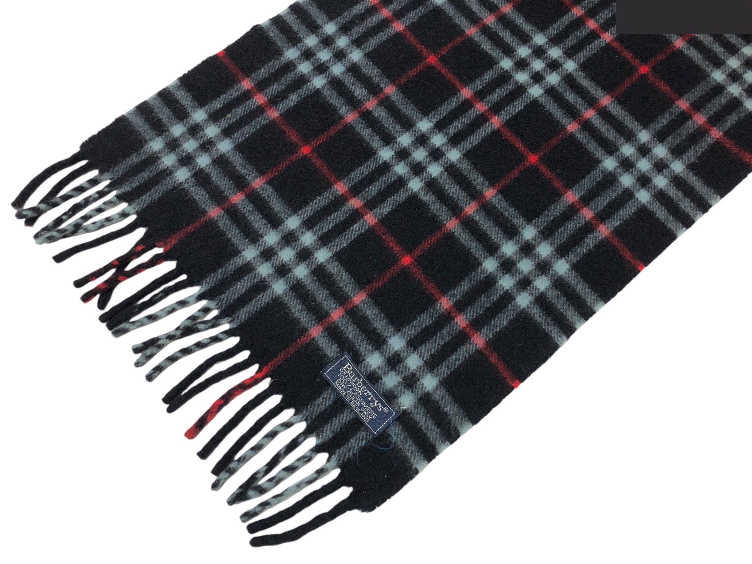 scarf, check pattern, 100% cashmere. — view 6