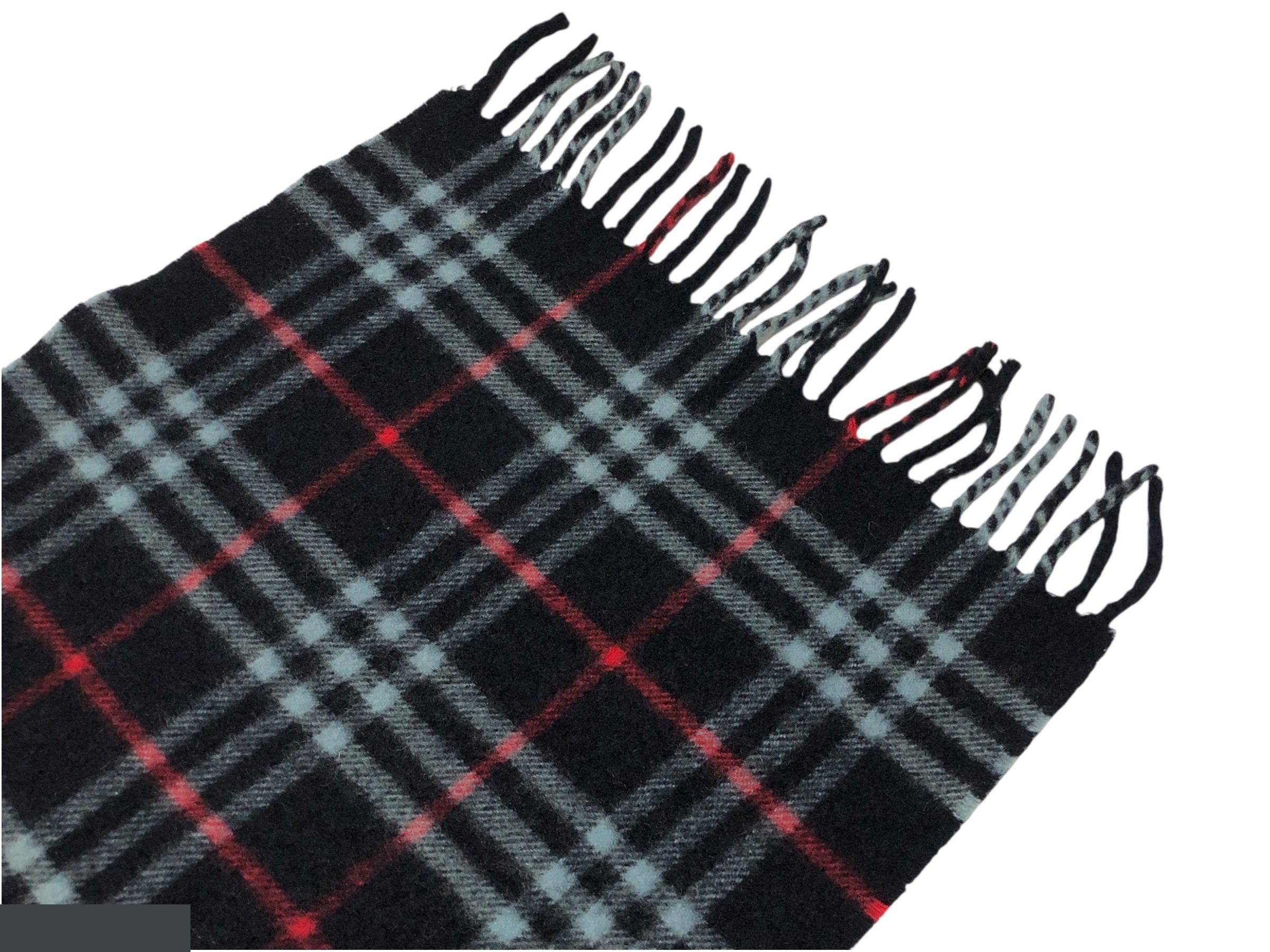 scarf, check pattern, 100% cashmere. — view 9