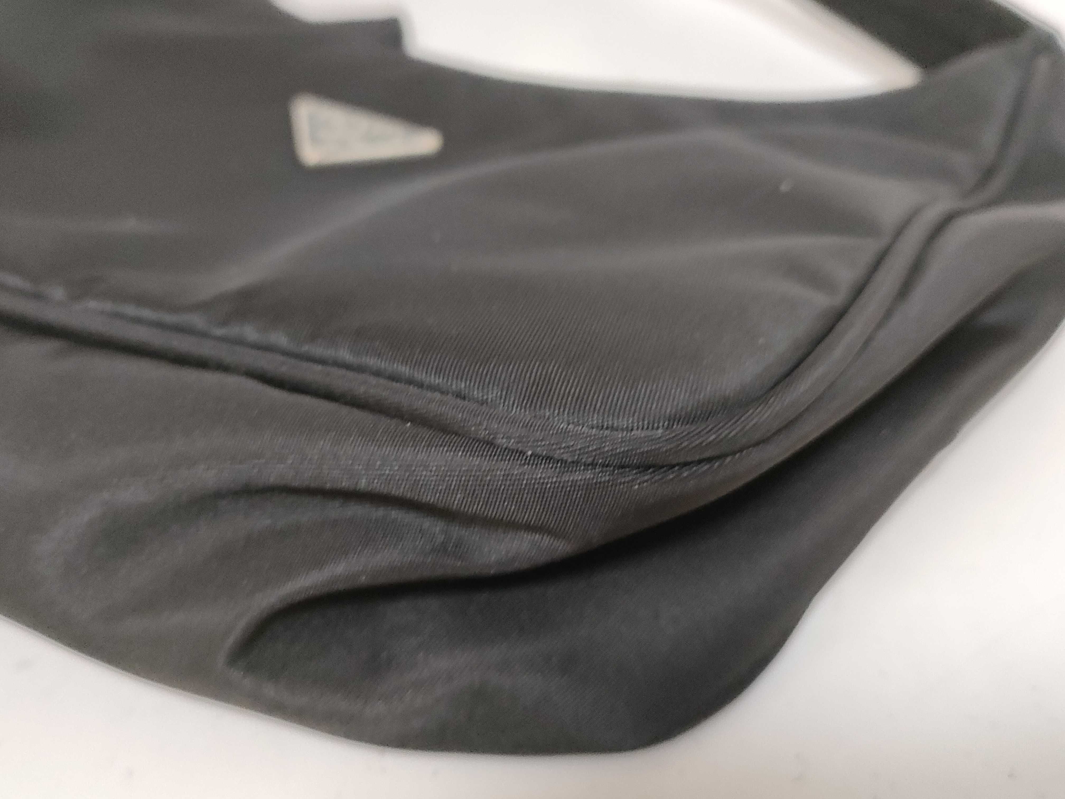 Nylon Handbag, Black Nylon Handbag — view 7