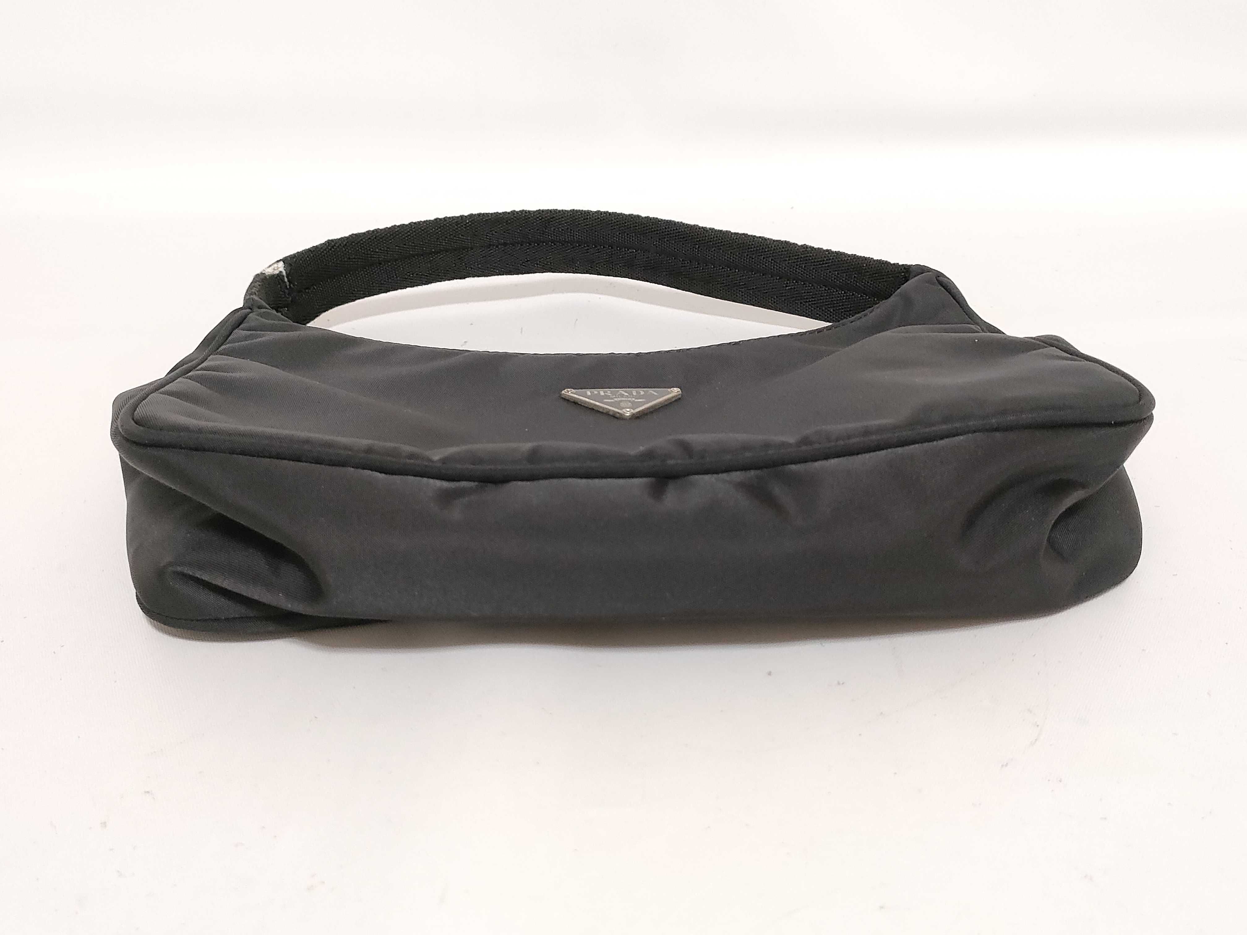 Nylon Handbag, Black Nylon Handbag — view 8