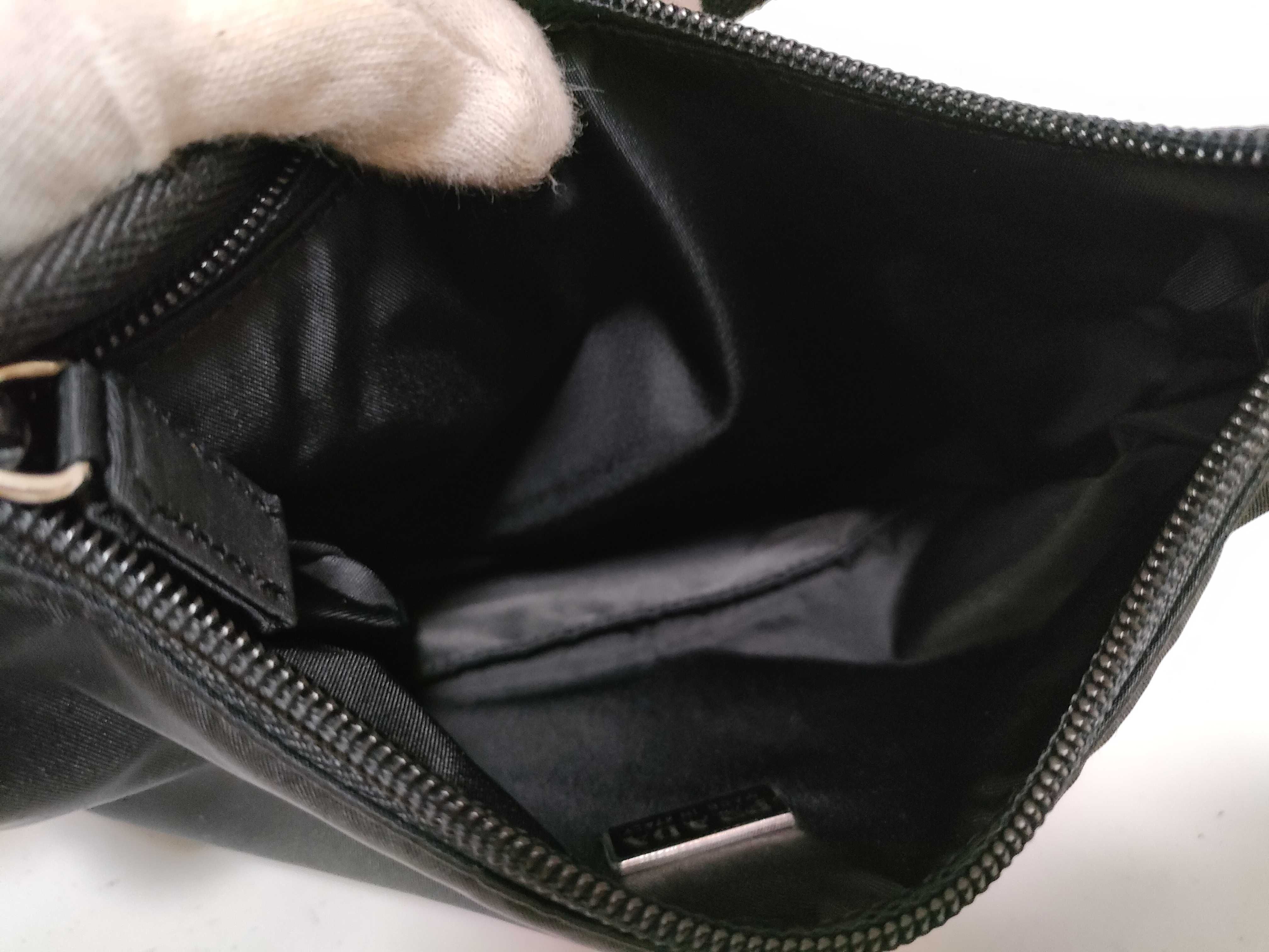 Nylon Handbag, Black Nylon Handbag — view 10