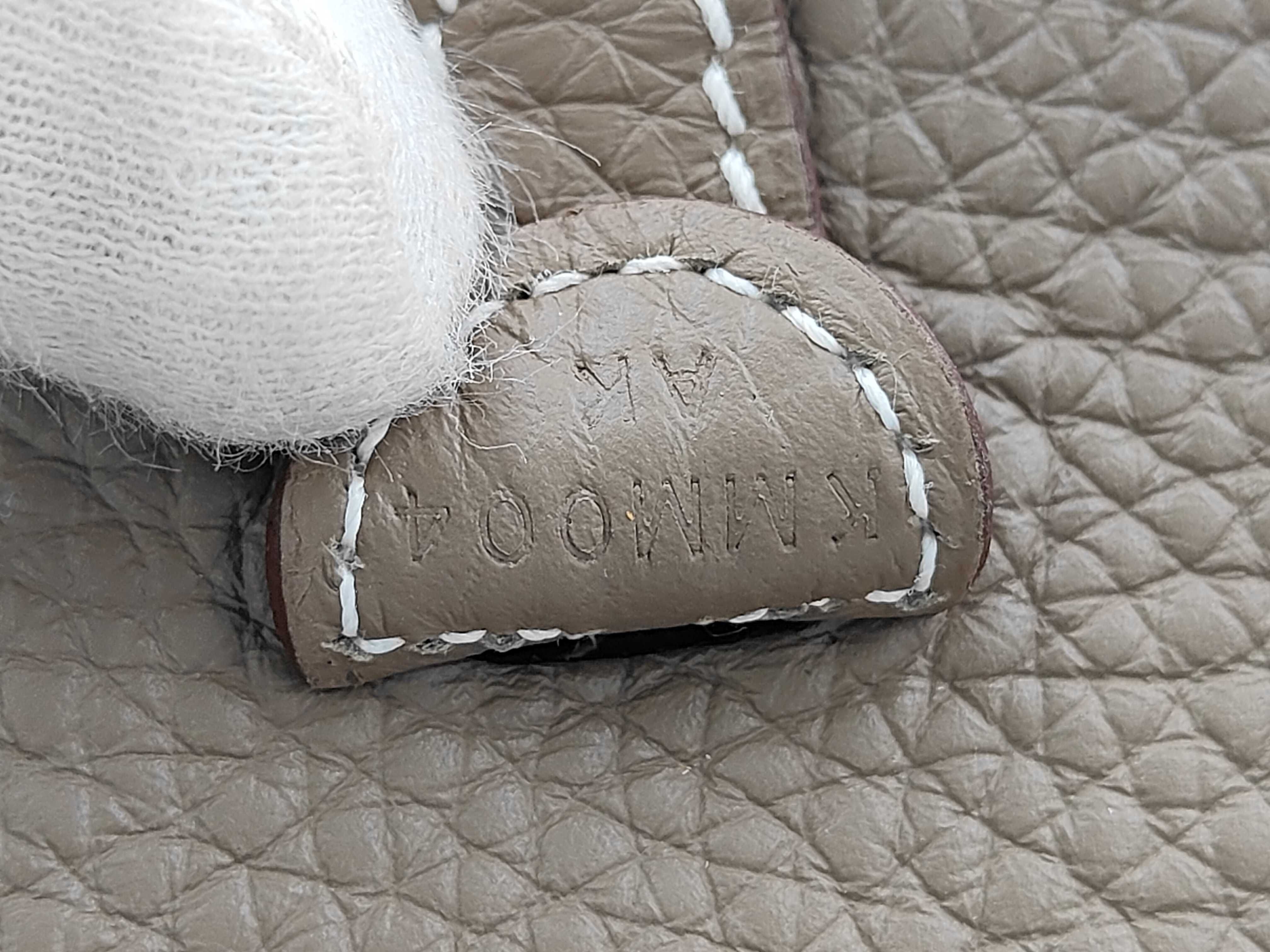 Evelyne TPM Taurillon leather, Etoupe color, silver hardware, K stamp, shoulder bag — view 7