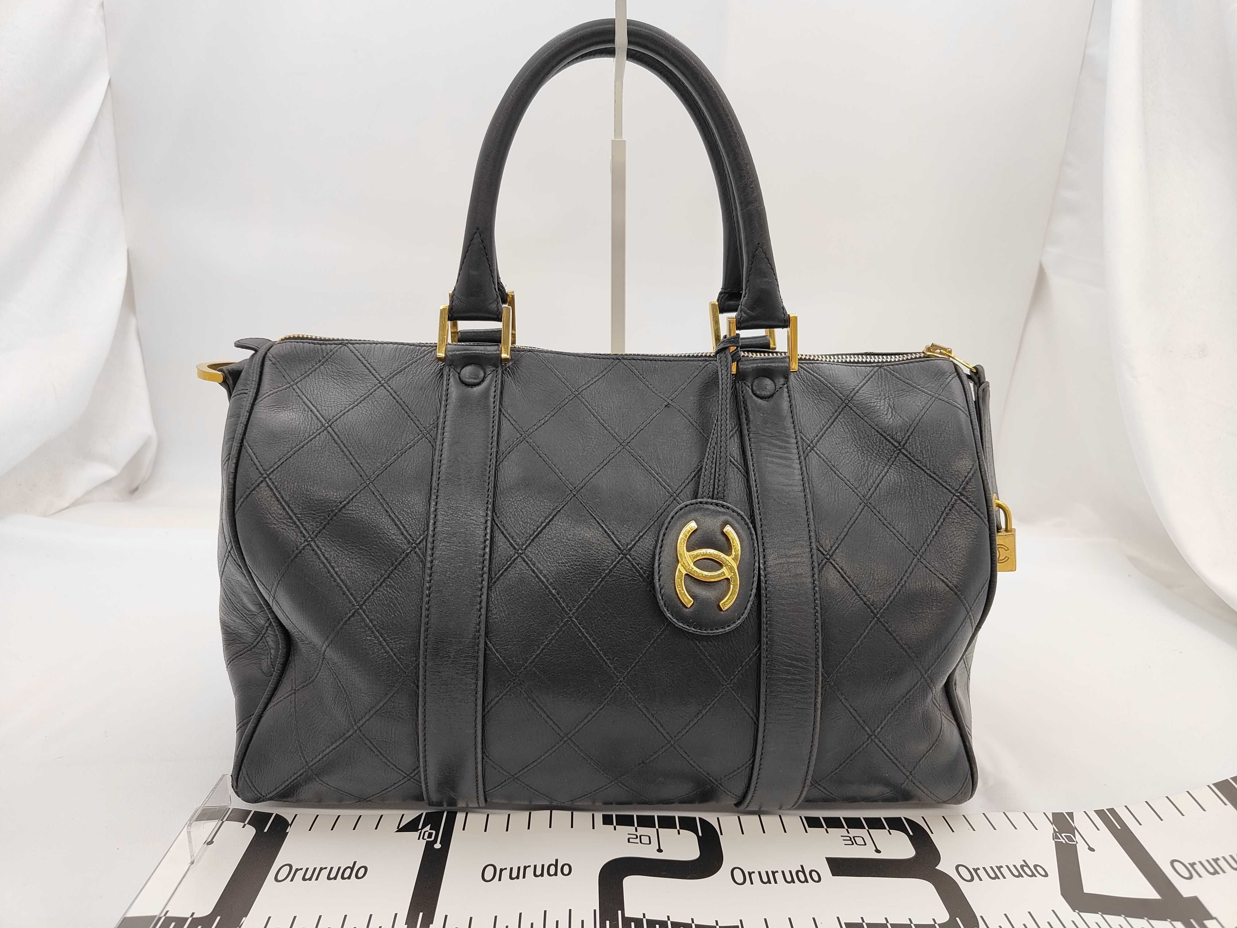 Bicolore Black Boston Bag — view 2