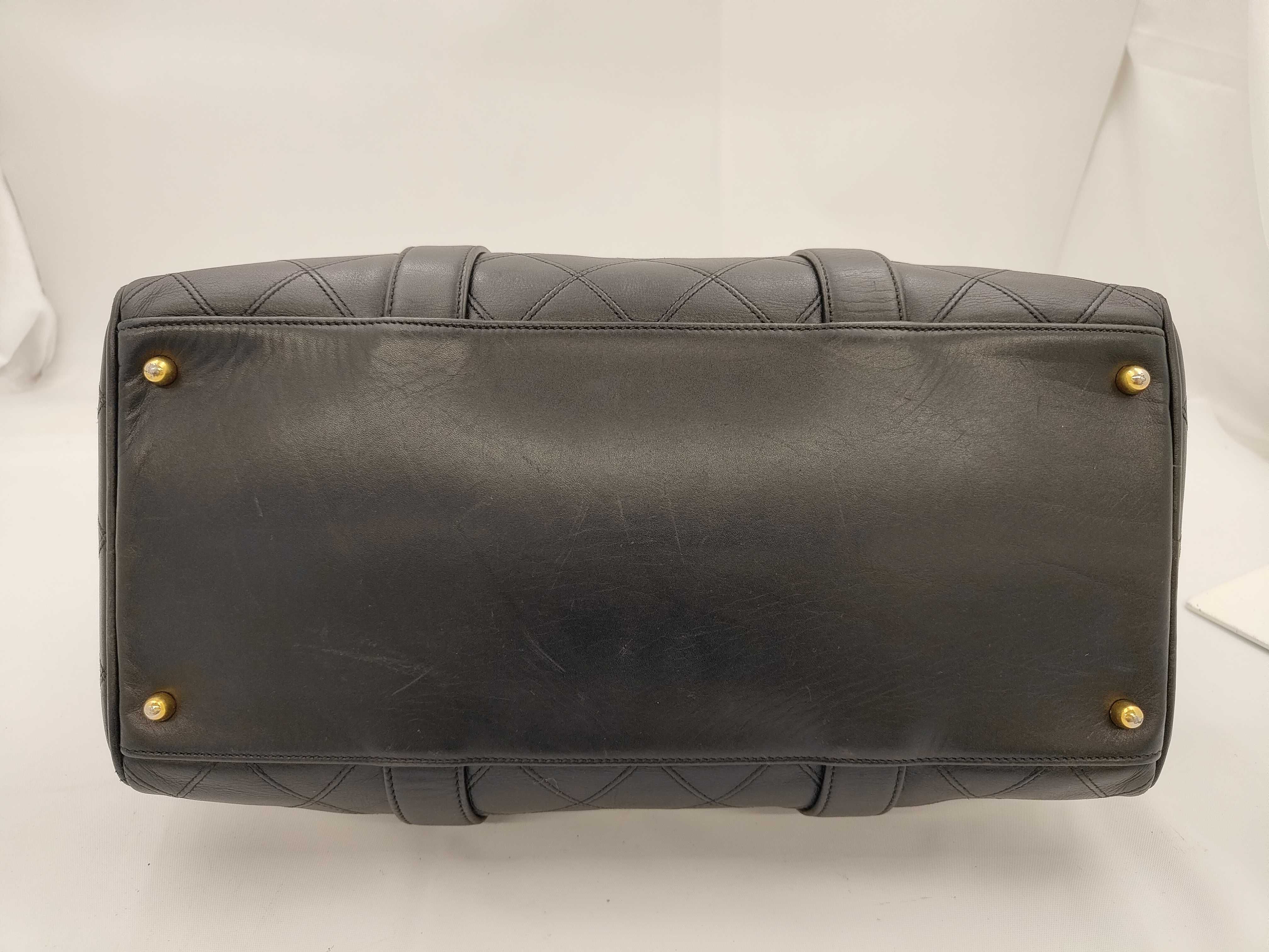 Bicolore Black Boston Bag — view 5