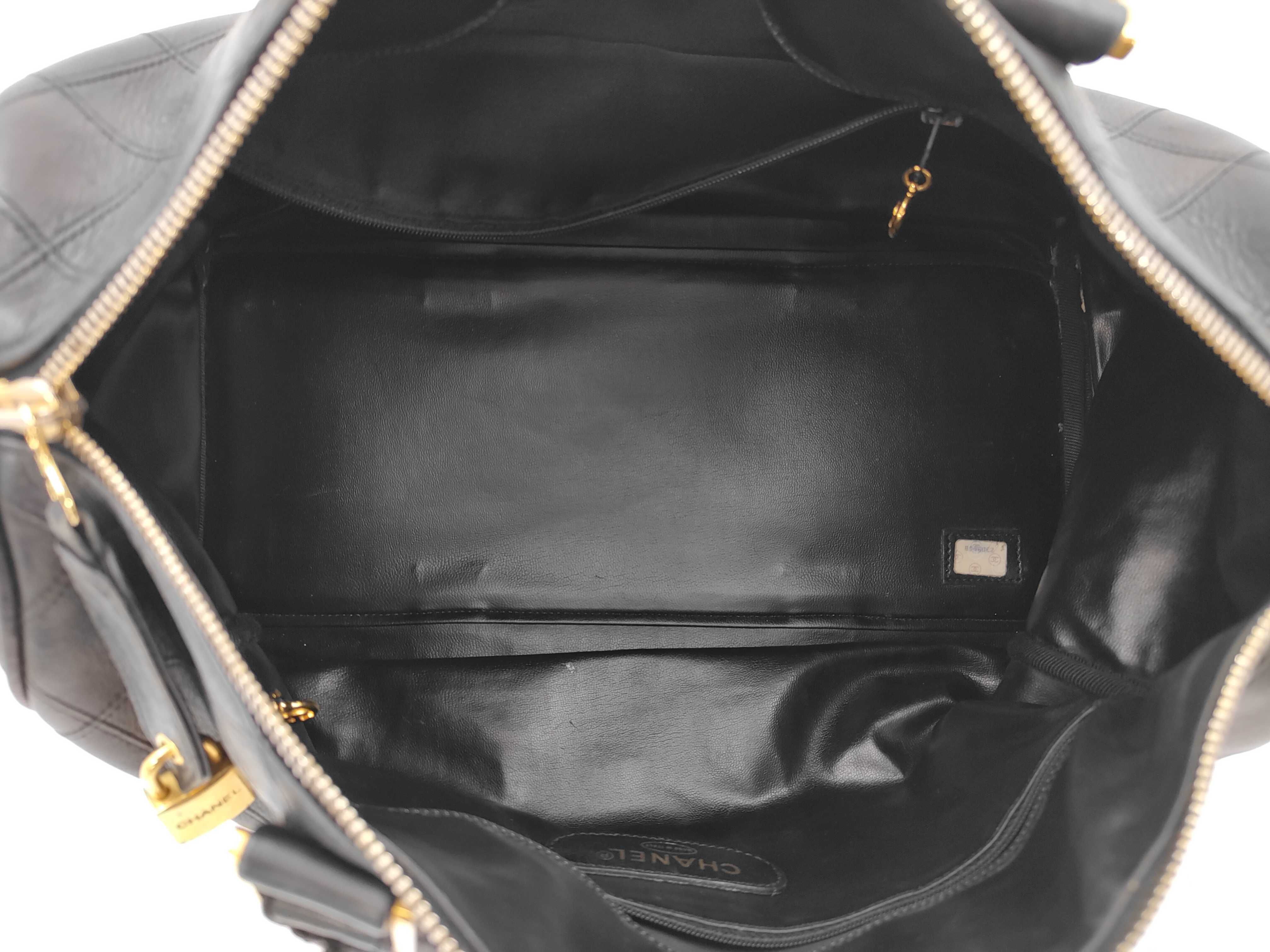 Bicolore Black Boston Bag — view 9