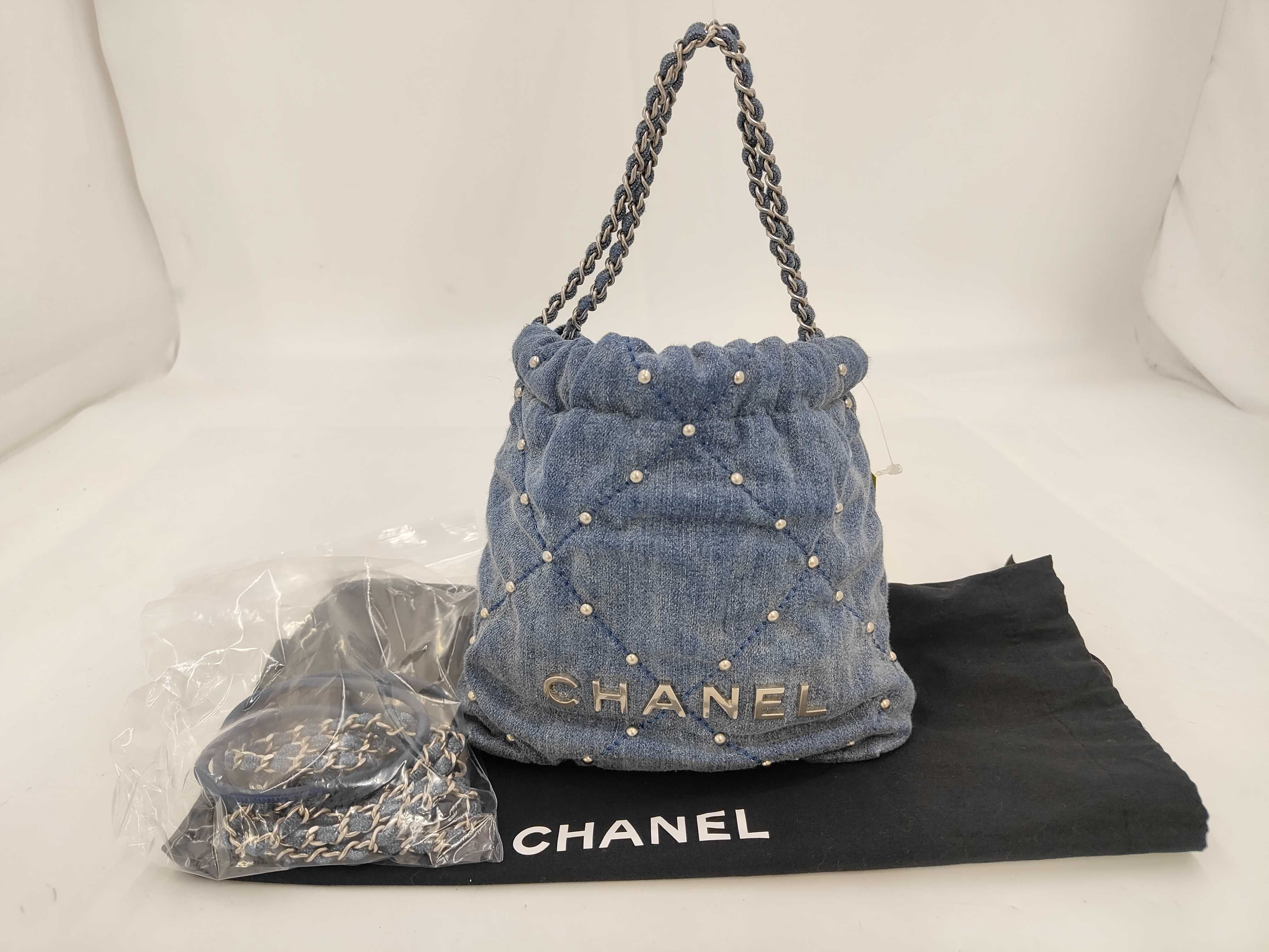 22 Denim Mini Handbag