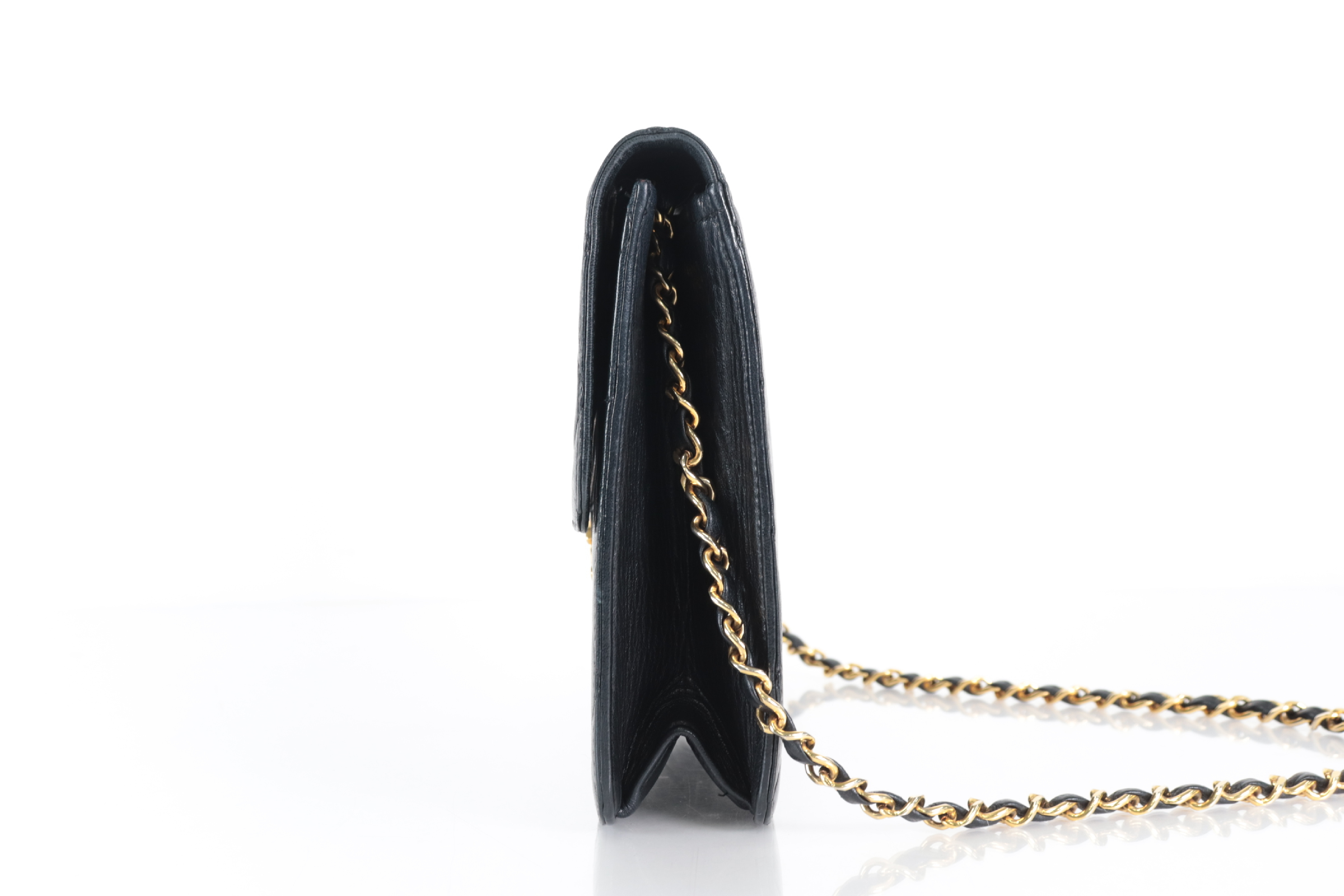 Matelassé Lambskin Push Chain Shoulder Bag (Series 7) — view 4