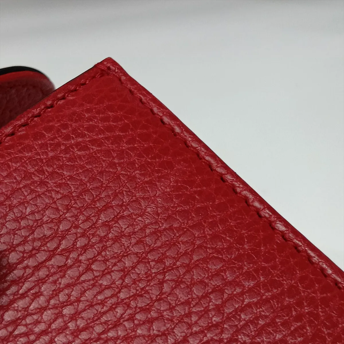 Interlocking G 510304 Leather Chain Shoulder Bag, Red, Outlet — view 14