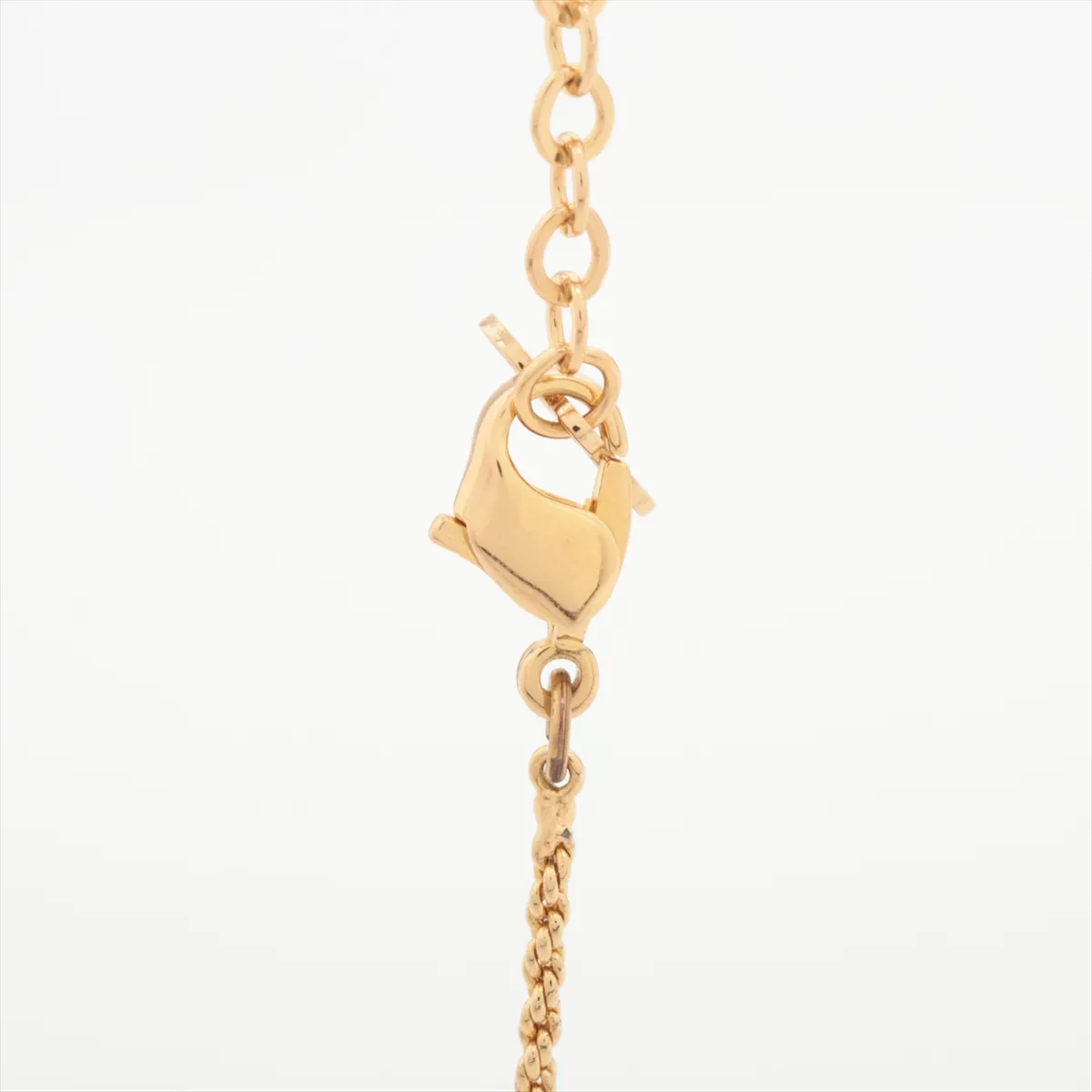 CD logo necklace, GP gold, — view 3