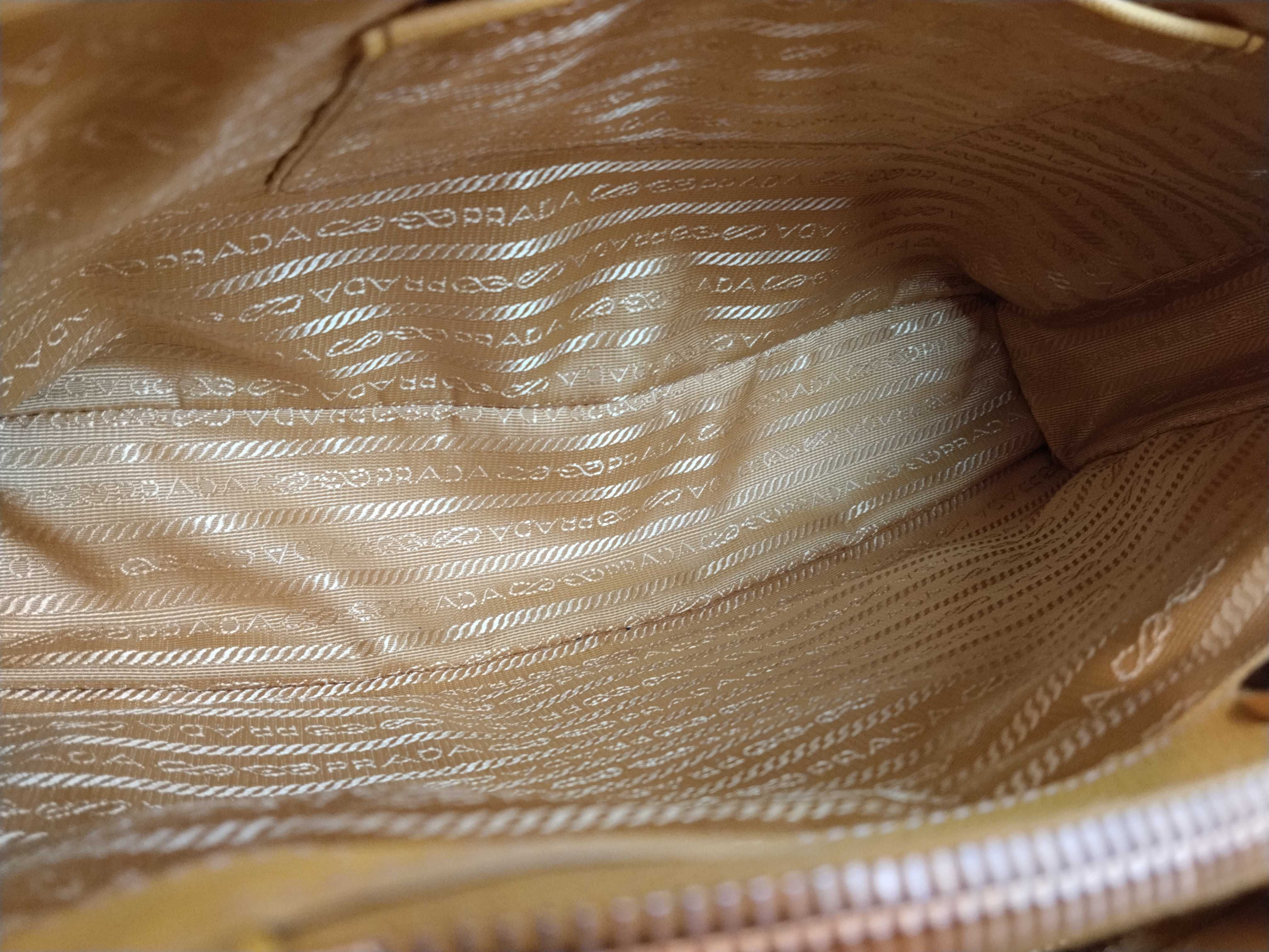 ID- Saffiano Lux Galleria Cowskin 2-Way Handbag Yellow BN1874 #208 Handbag — view 14