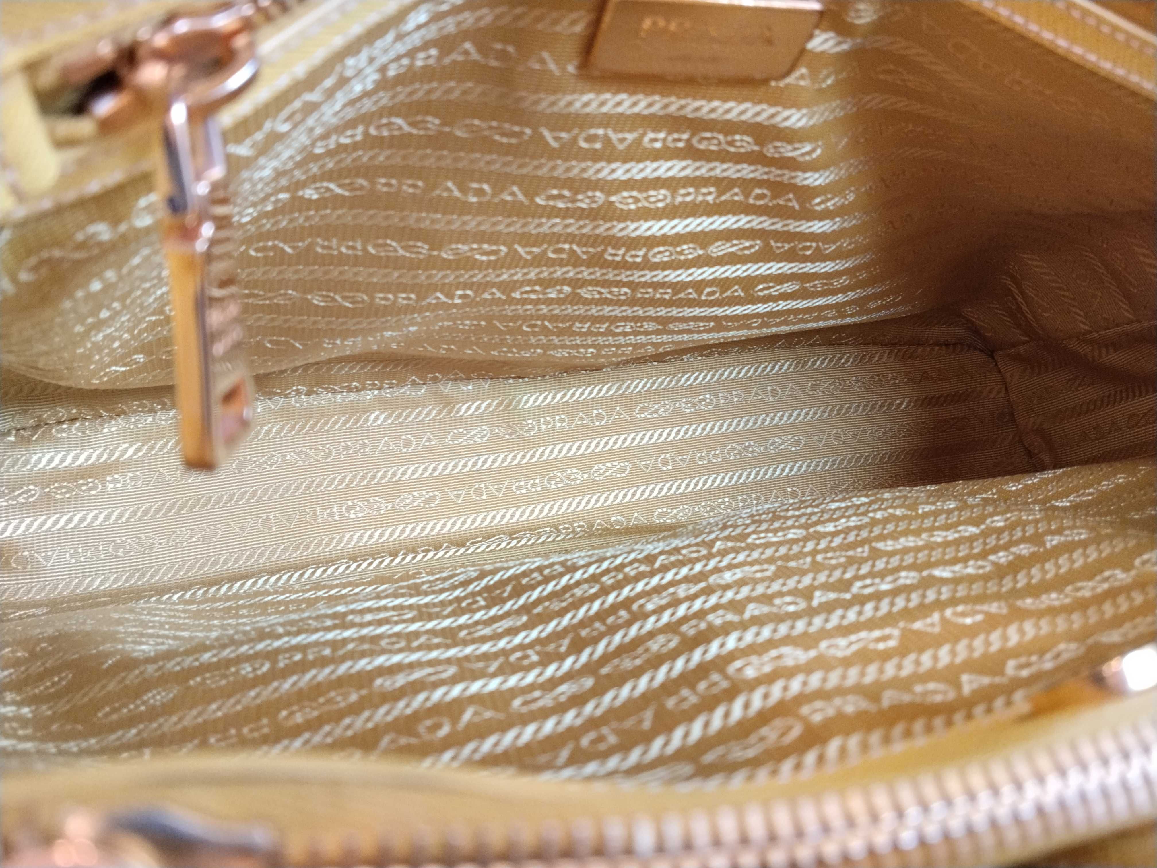 ID- Saffiano Lux Galleria Cowskin 2-Way Handbag Yellow BN1874 #208 Handbag — view 10
