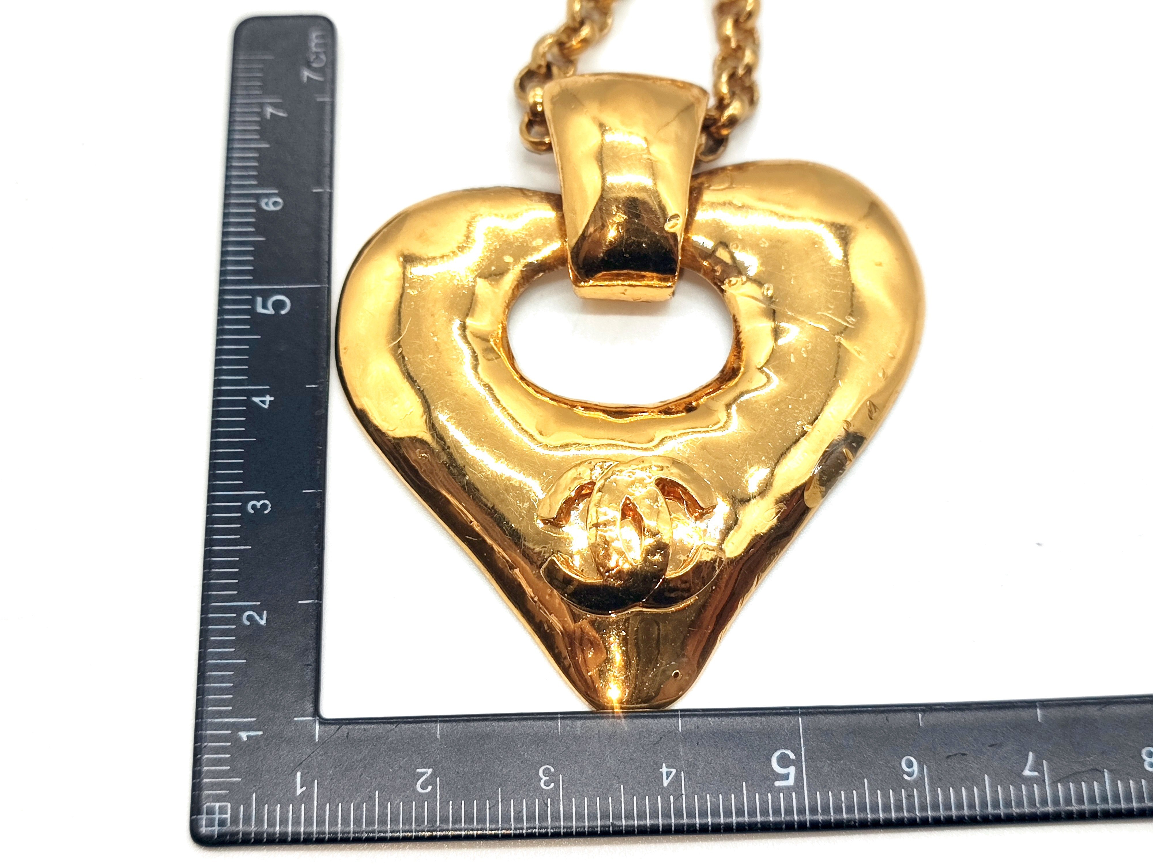 Coco Mark Big Heart Necklace 93P, Chain approx. 55cm — view 3
