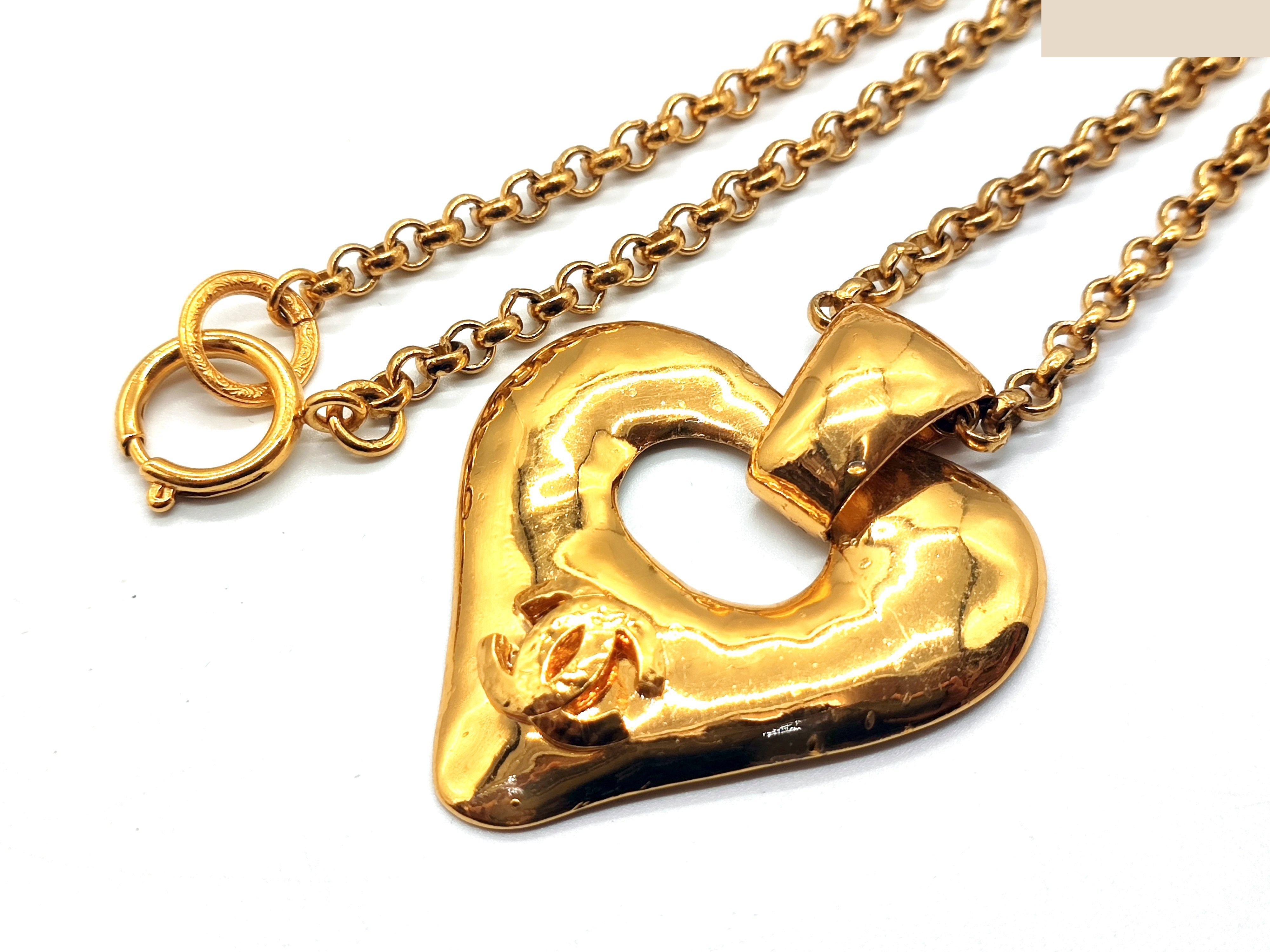Coco Mark Big Heart Necklace 93P, Chain approx. 55cm — view 5