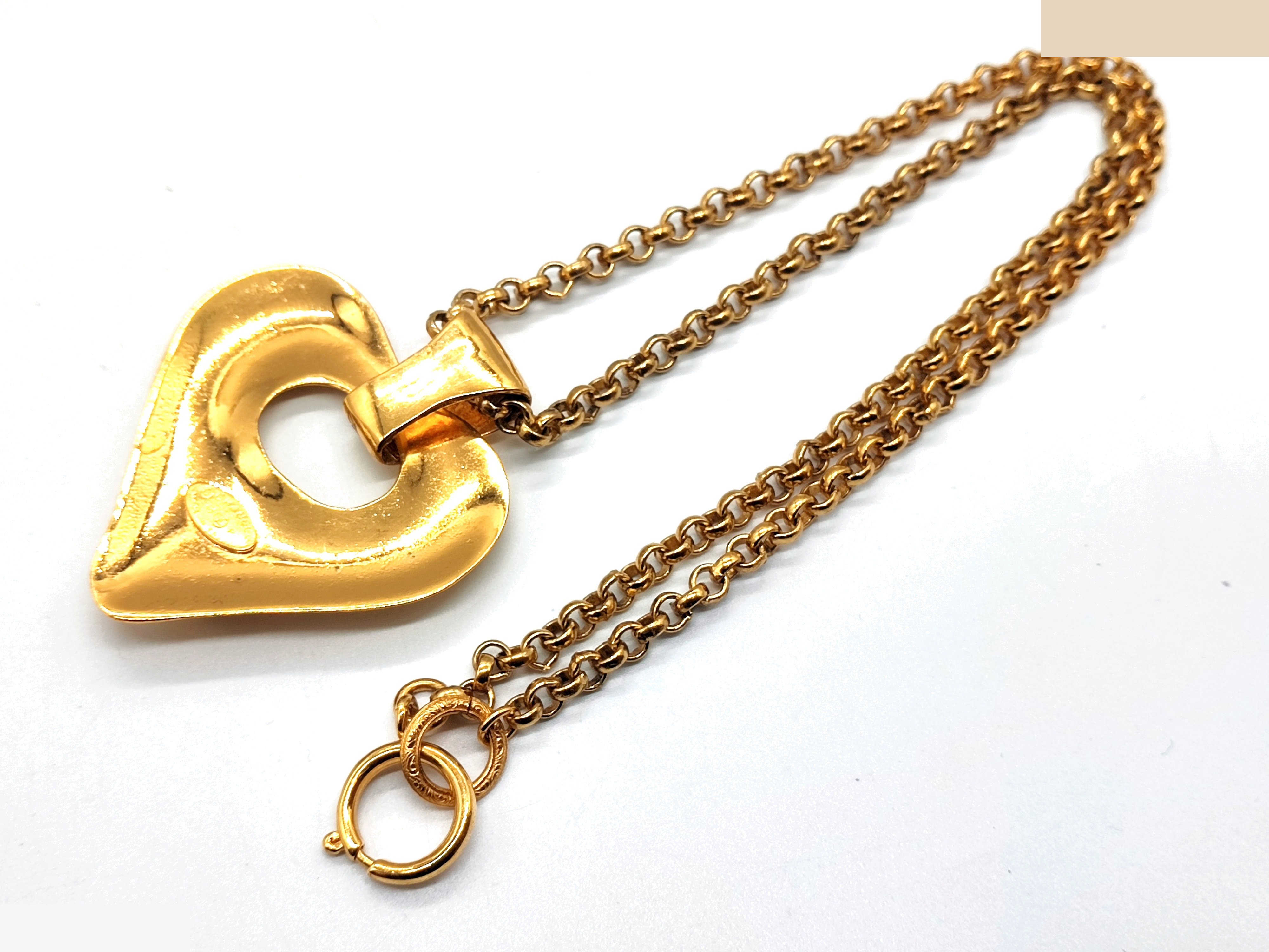 Coco Mark Big Heart Necklace 93P, Chain approx. 55cm — view 7
