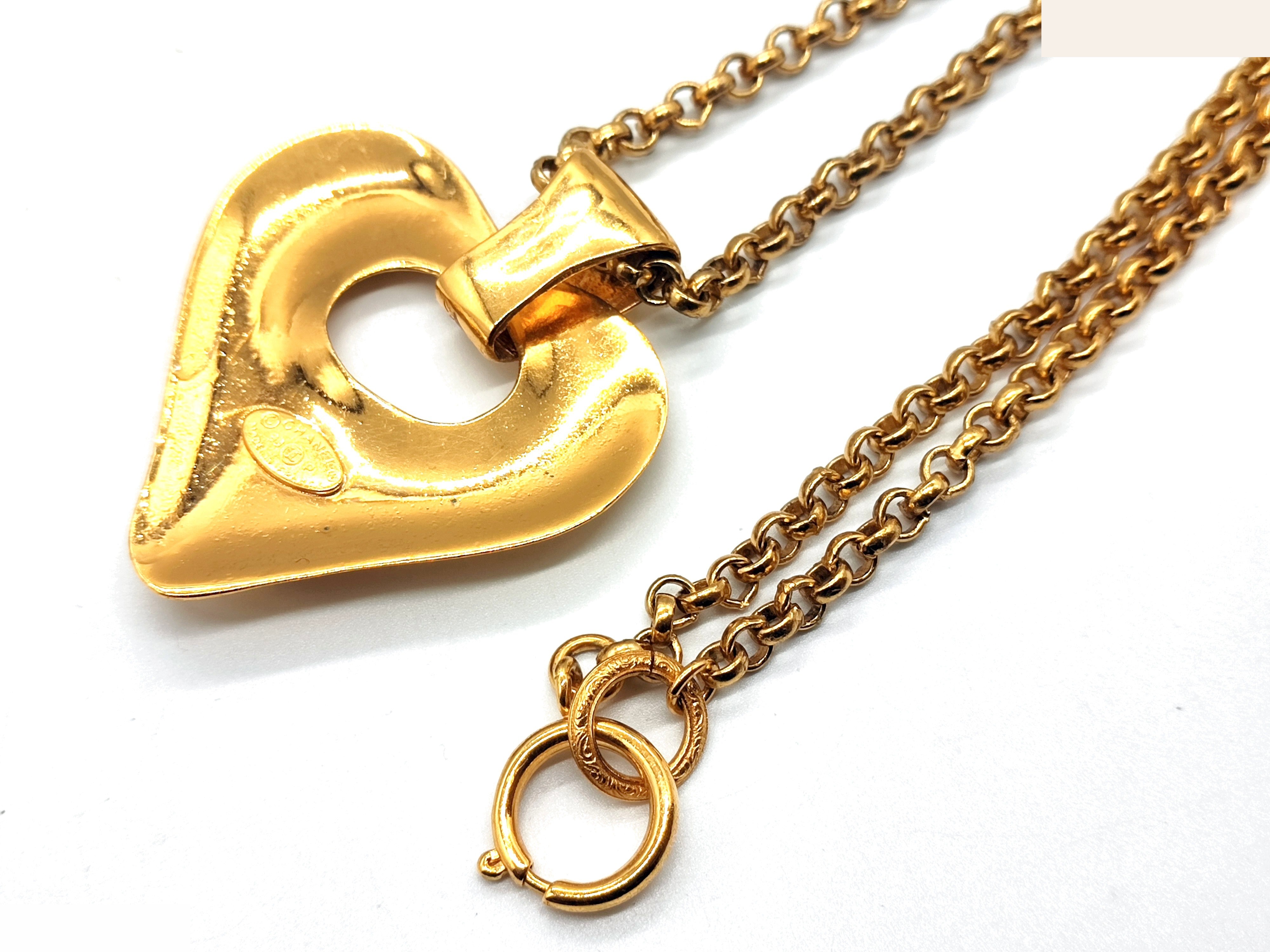 Coco Mark Big Heart Necklace 93P, Chain approx. 55cm — view 8