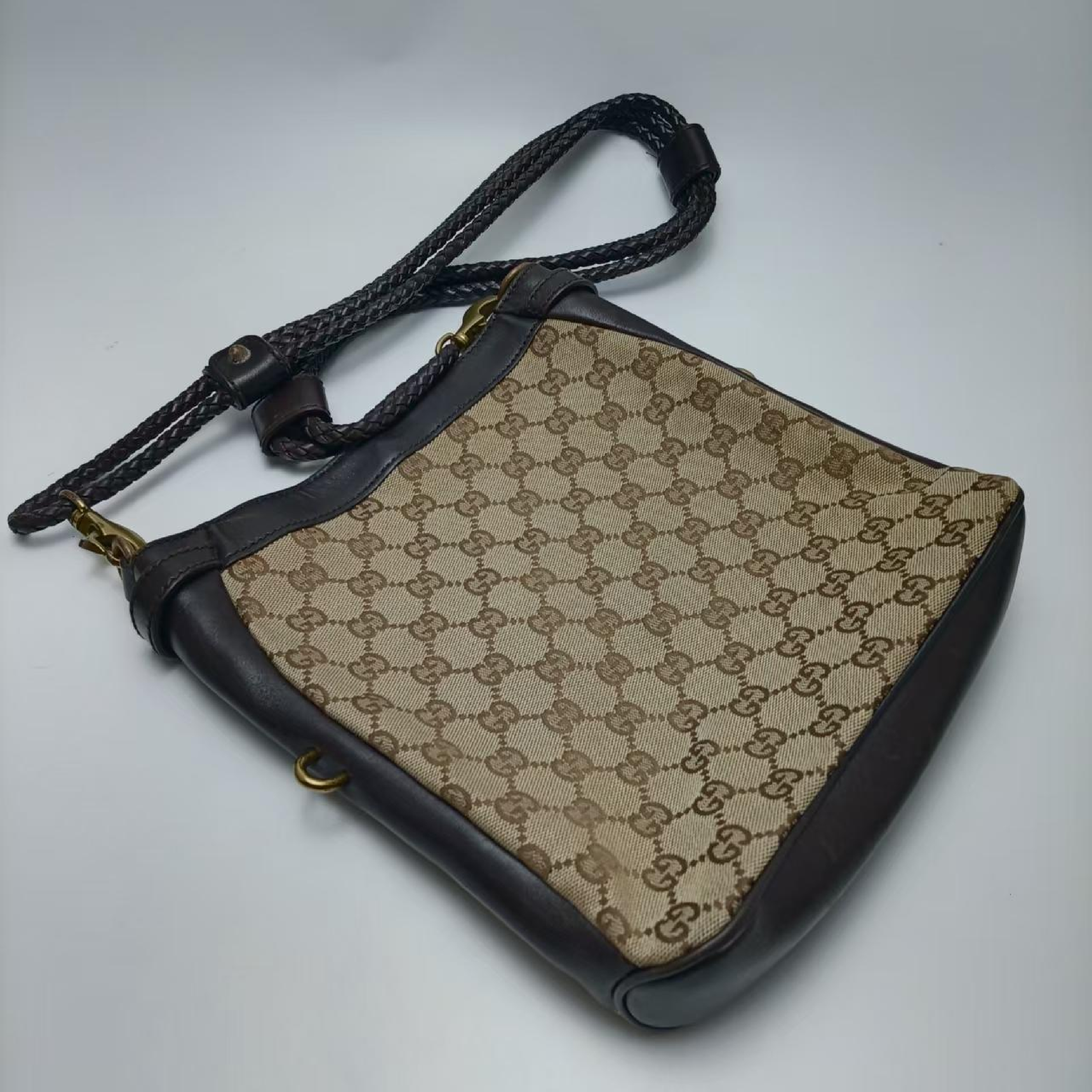 other line canvas shoulder bag 109106 shoulder bag — view 4