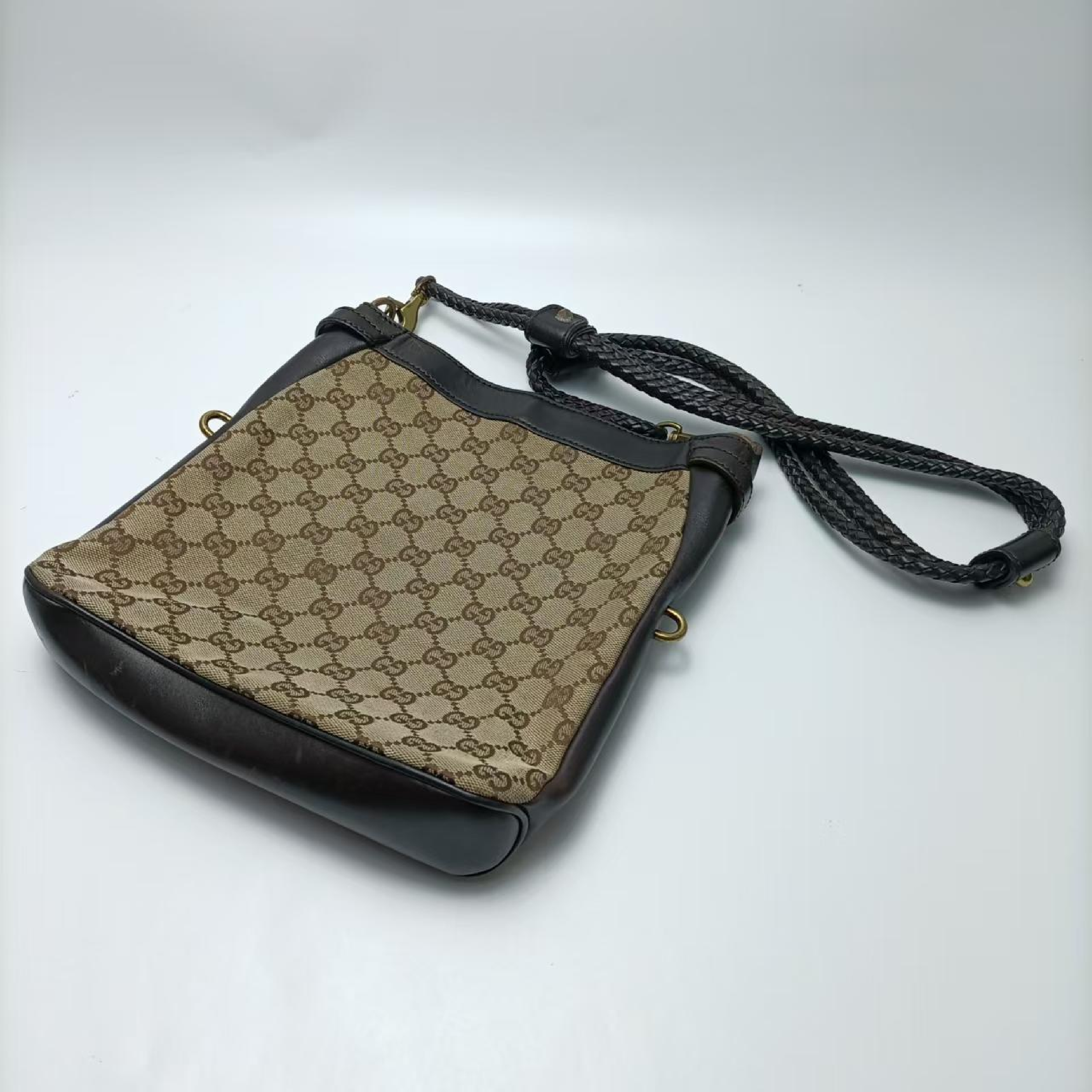 other line canvas shoulder bag 109106 shoulder bag — view 5