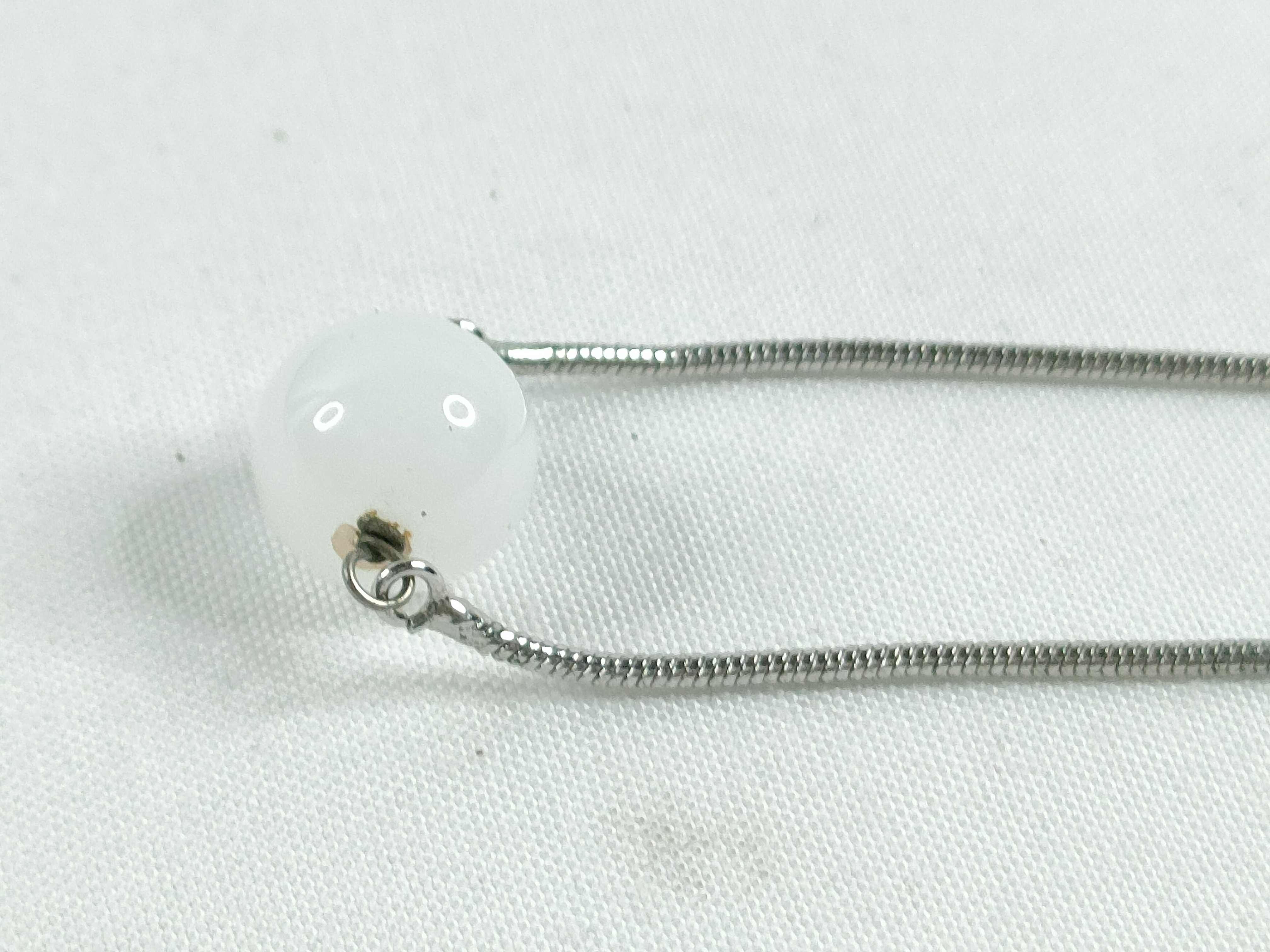 necklace, silver necklace — view 2