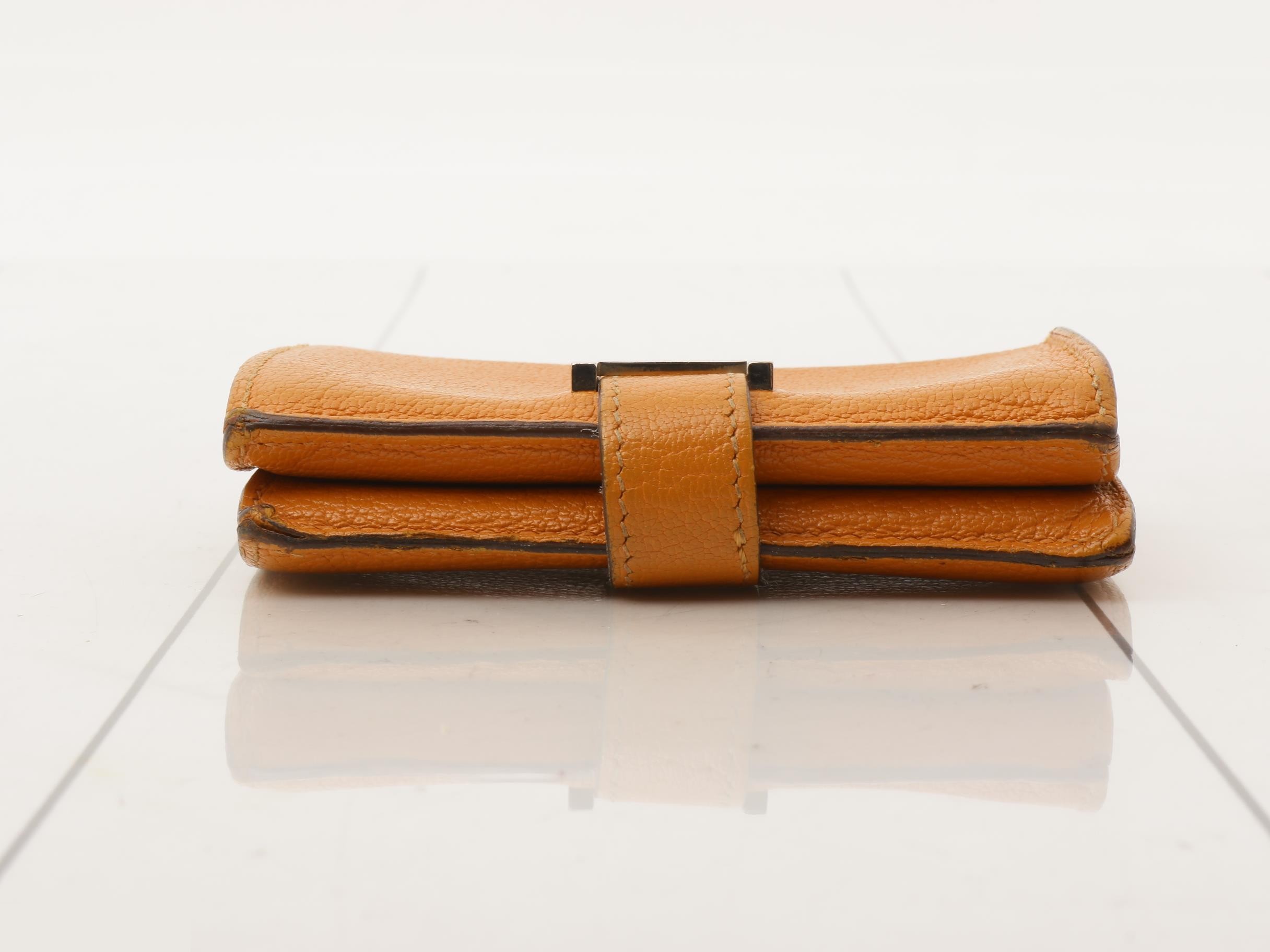 Bearn Compact Leather Bag, Orange, K Stamp — view 3