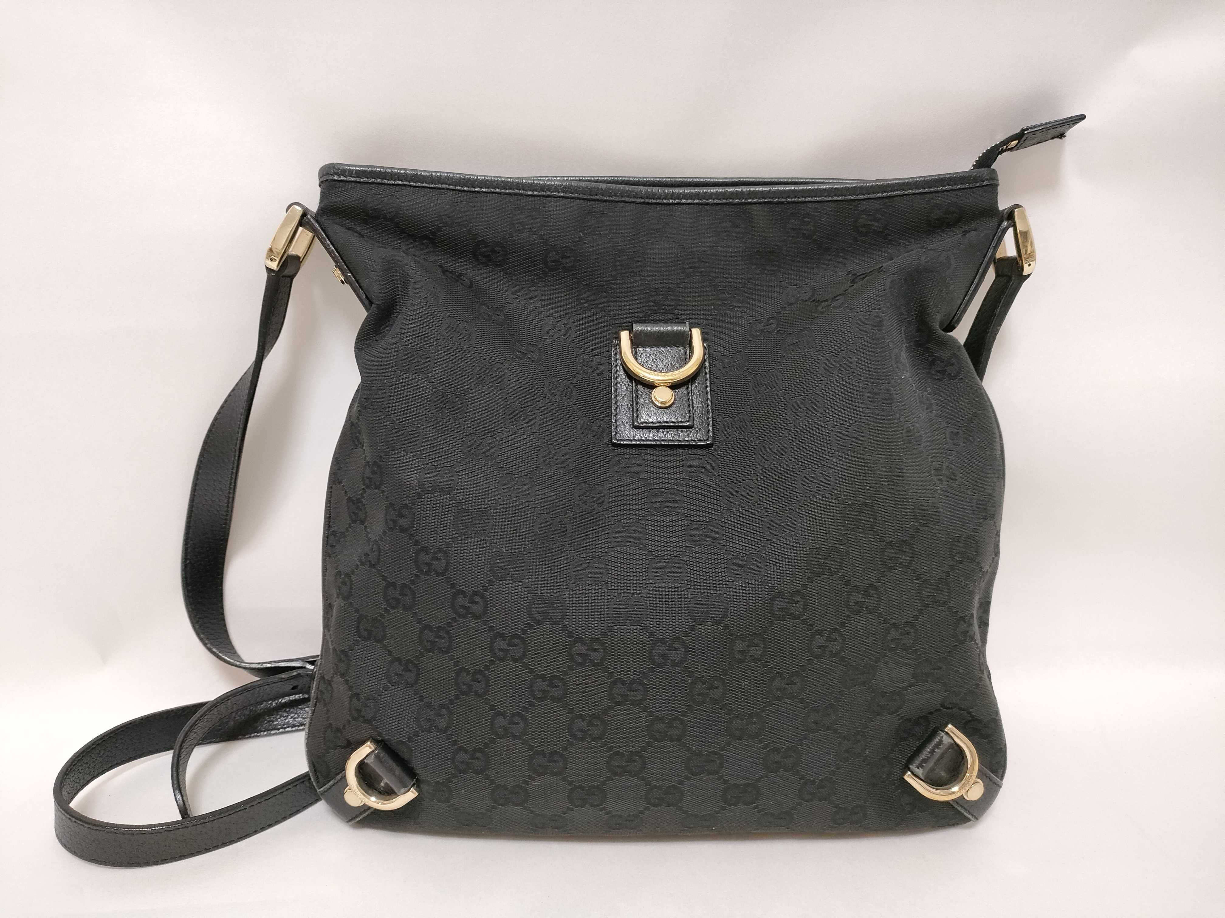 Abbey GG Canvas Shoulder Bag