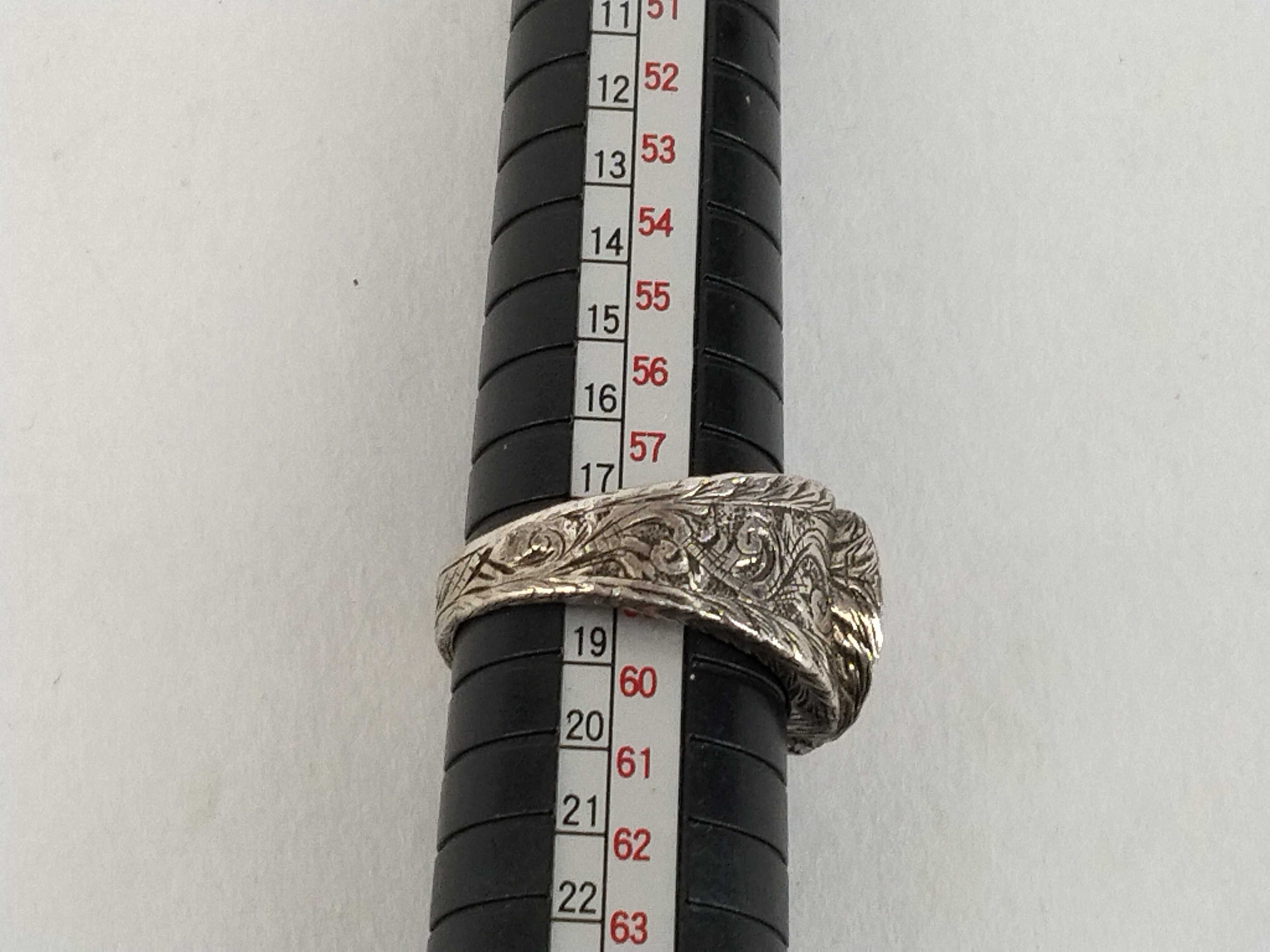 Arabesque Interlocking G Ring, SV925, Size #20, 12.1g. — view 10