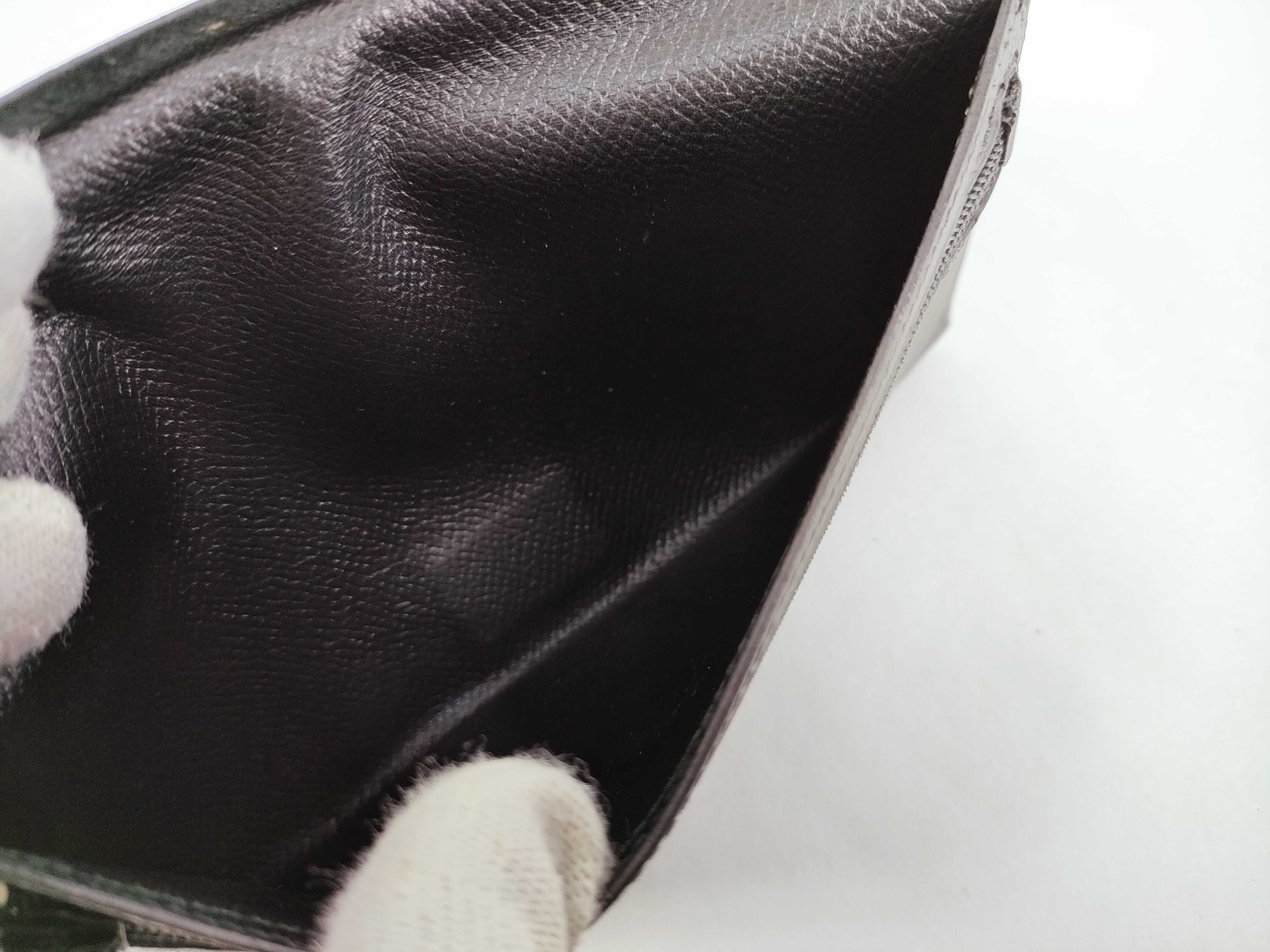 Bearn Hermes Bearn Soufflé Black Bifold Long Wallet — view 13