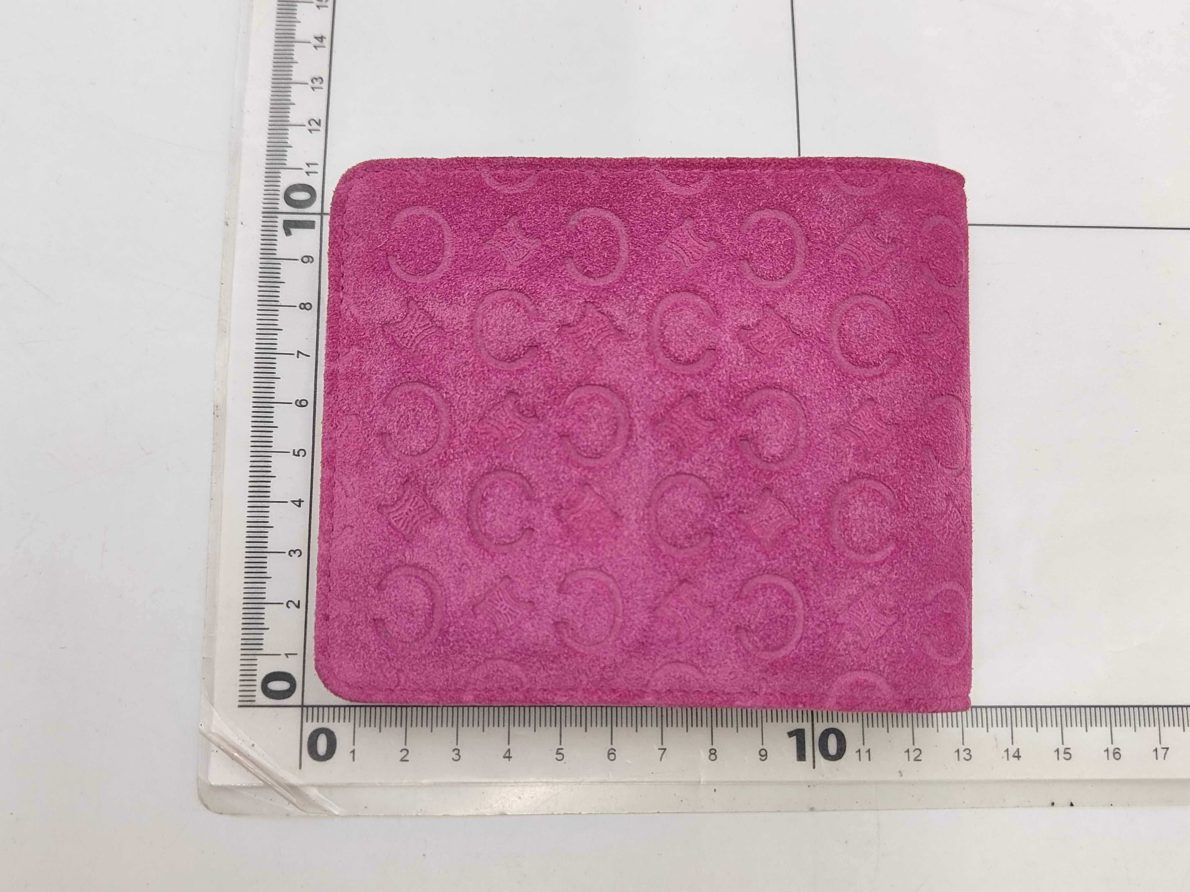 Vintage Suede All-Over Print Wallet — view 2
