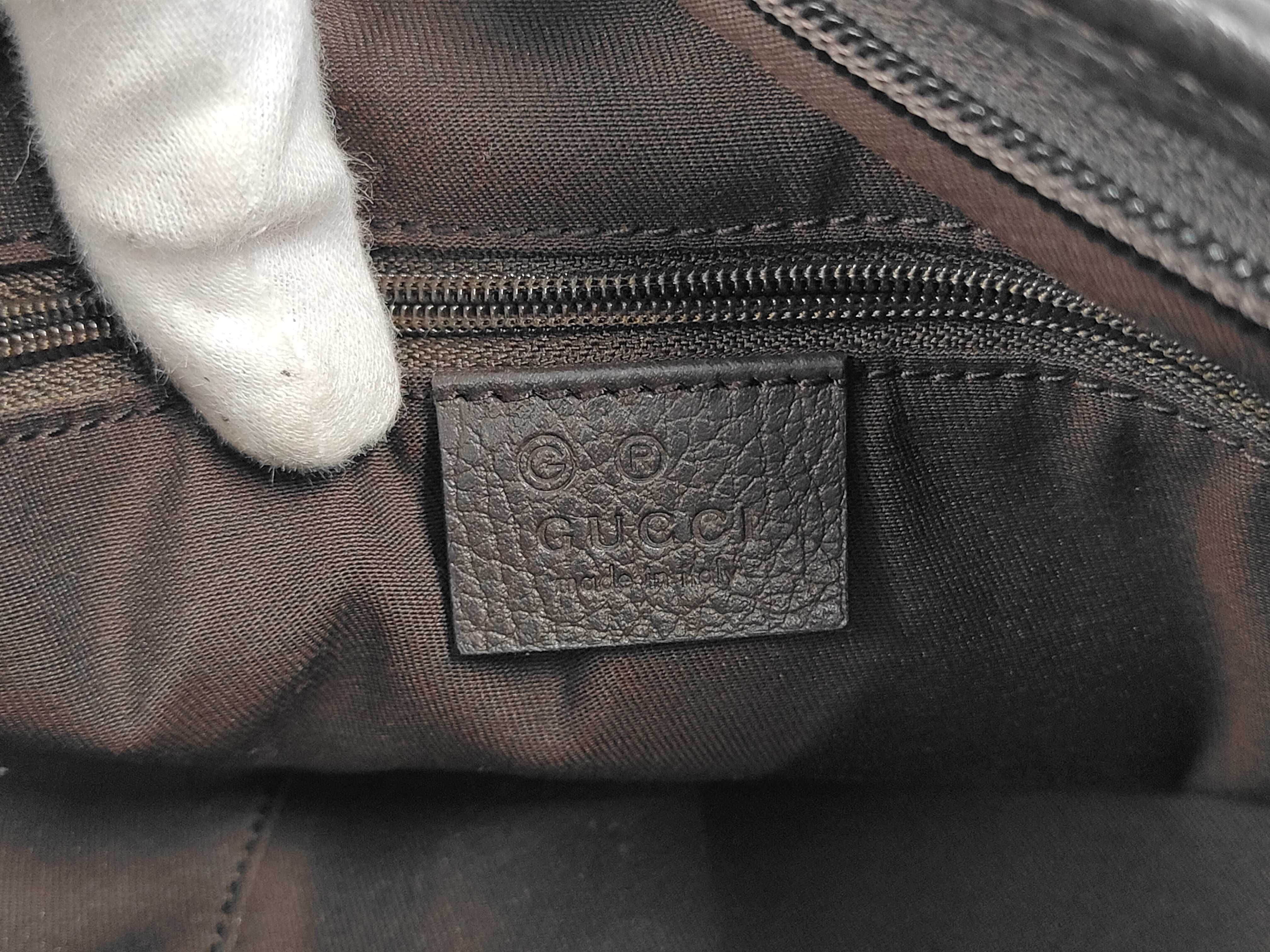 268642GG Nylon Abbey Shoulder Bag Brown Shoulder Bag — view 7