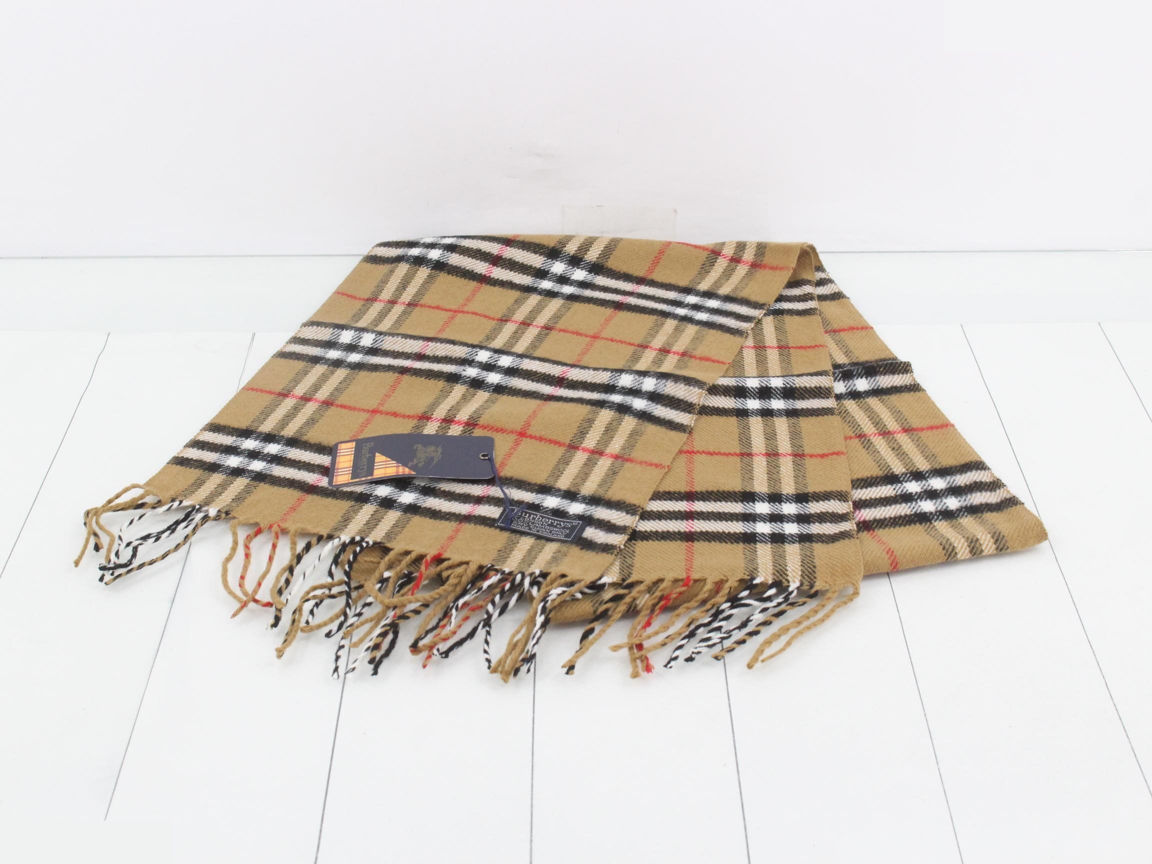 Nova Check Scarf - Brown — view 2