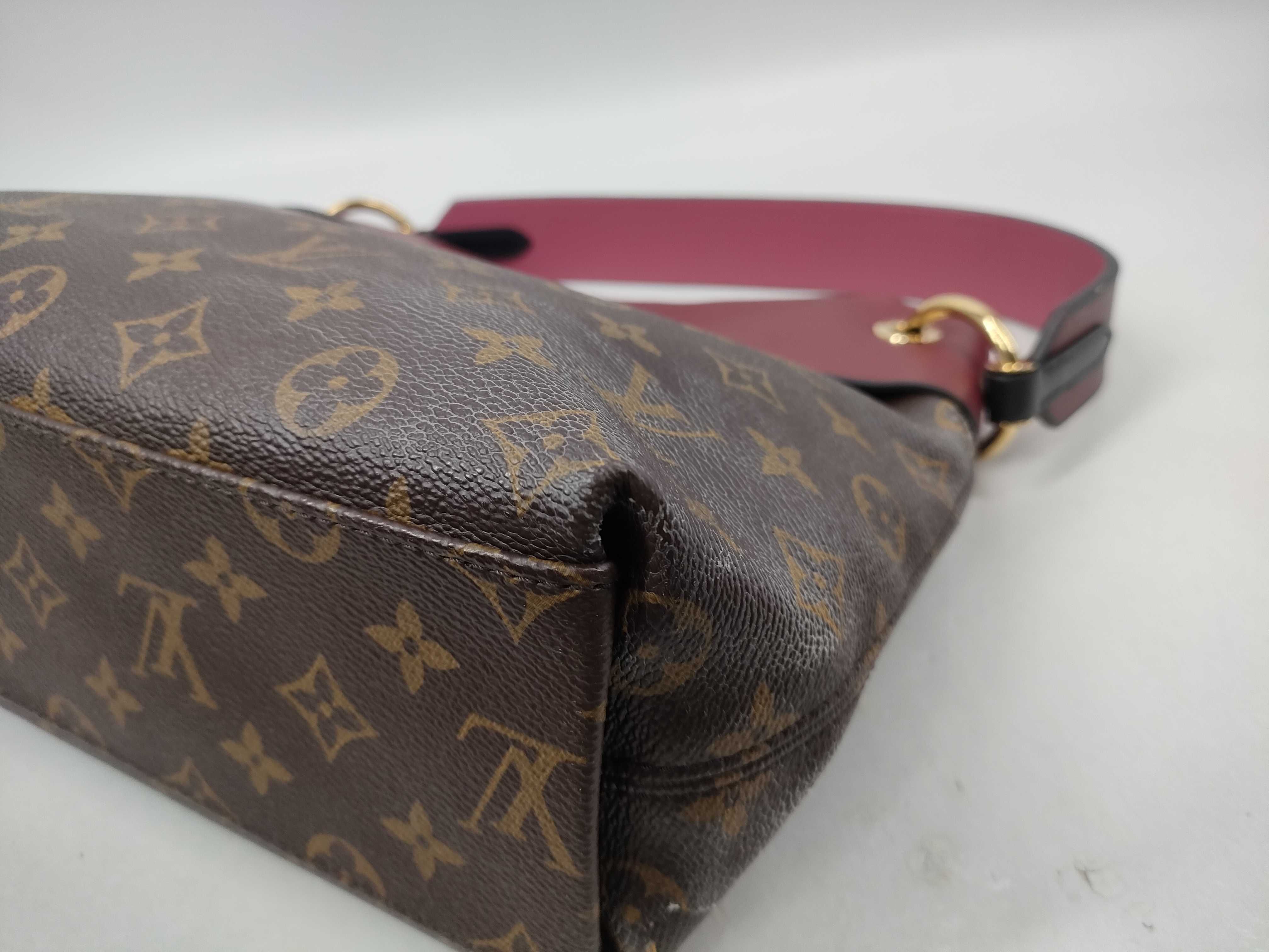 Monogram Tuileries Besace Tote Red Shoulder Bag — view 6