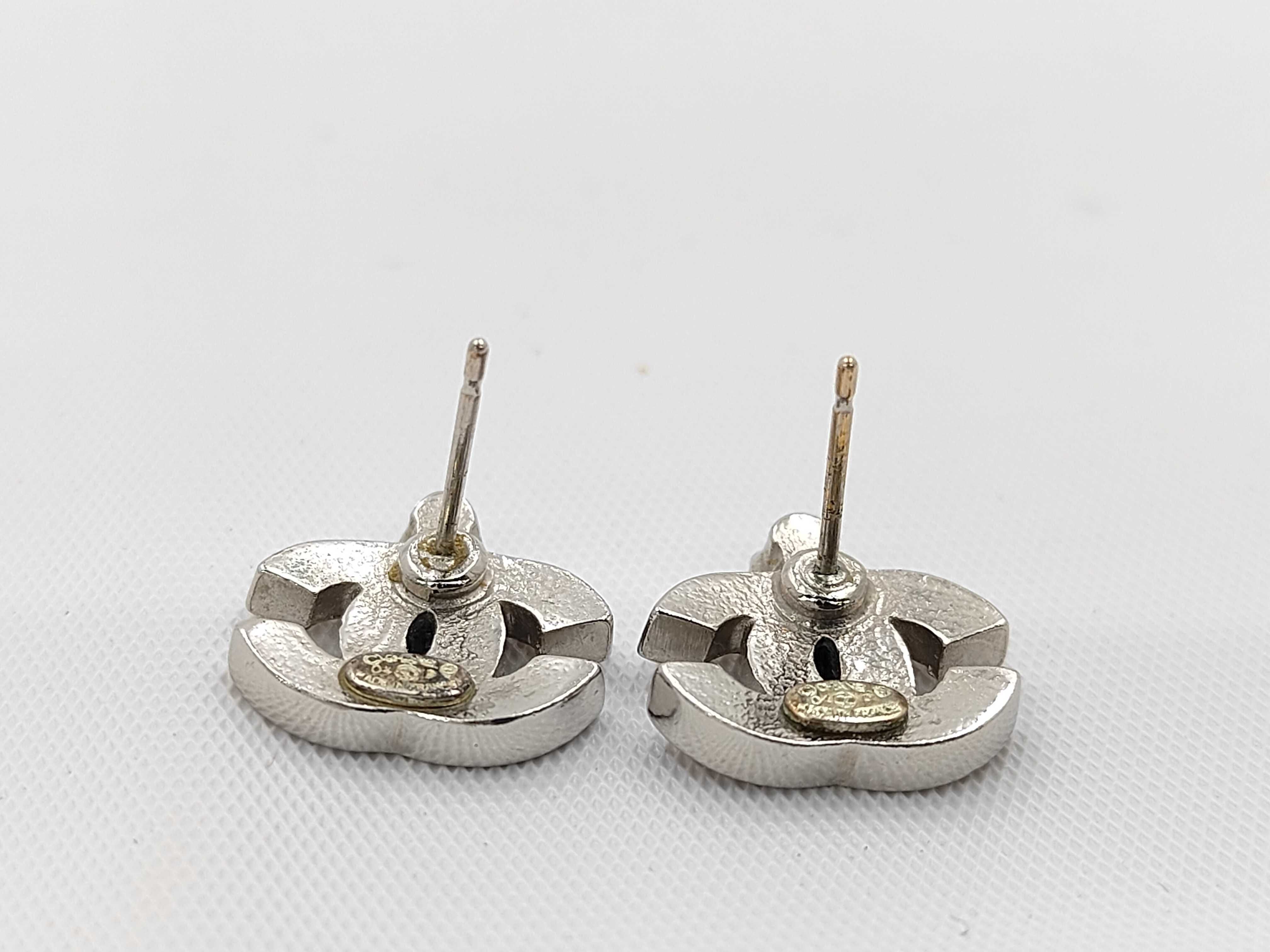 Coco Mark Beige Earrings — view 4