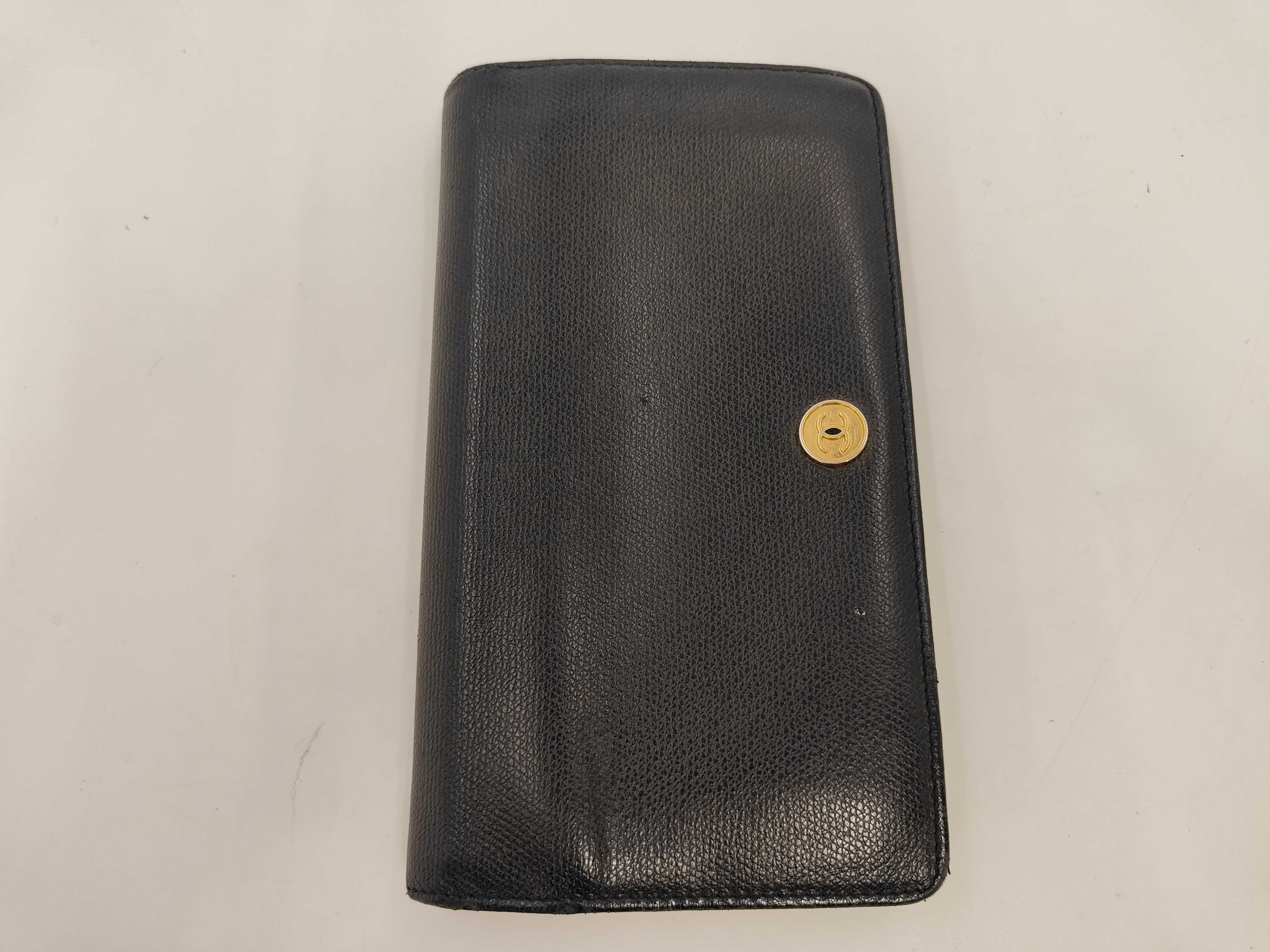 Coco Button Long Wallet (with sticker)