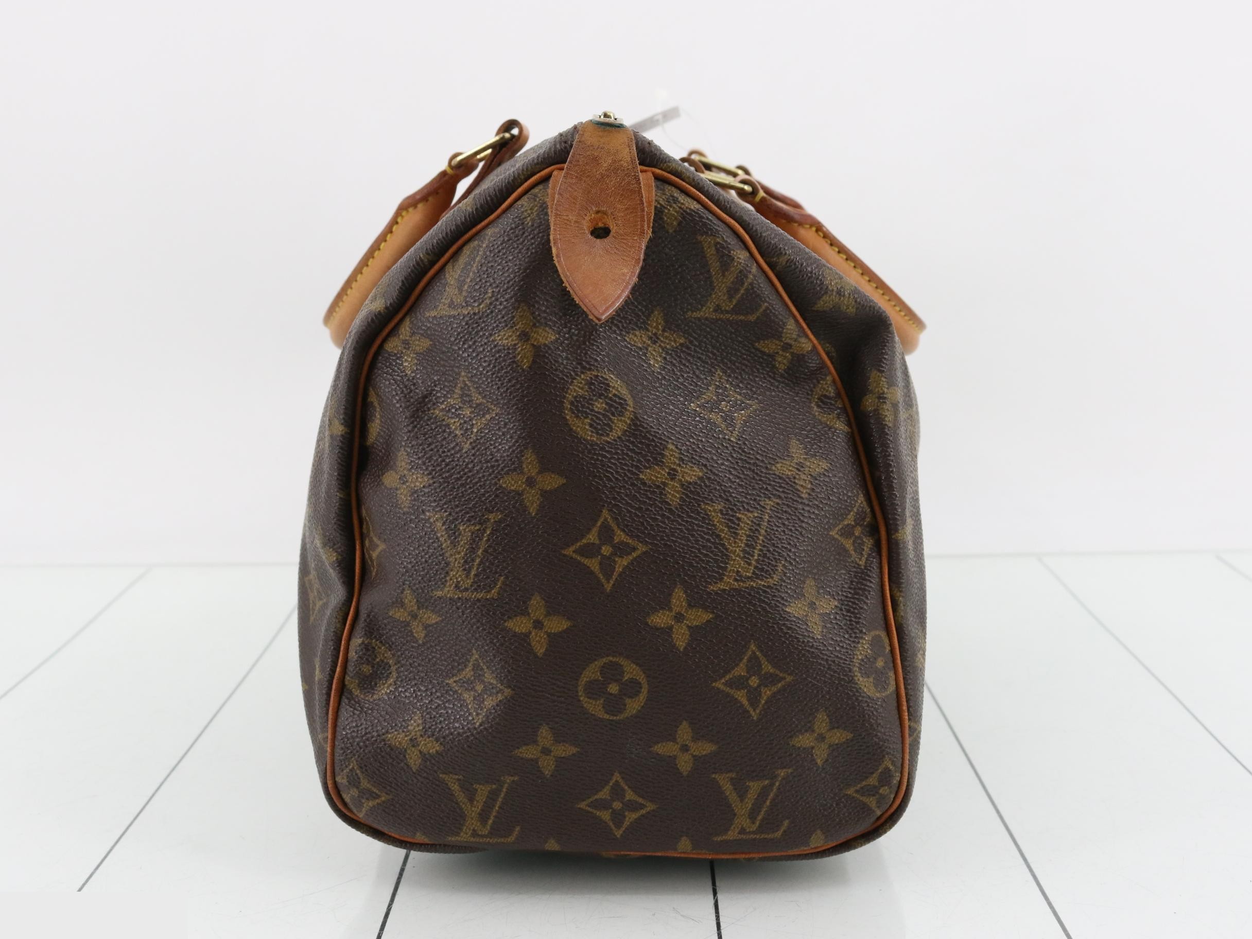 Speedy 30 Monogram Brown Handbag — view 3
