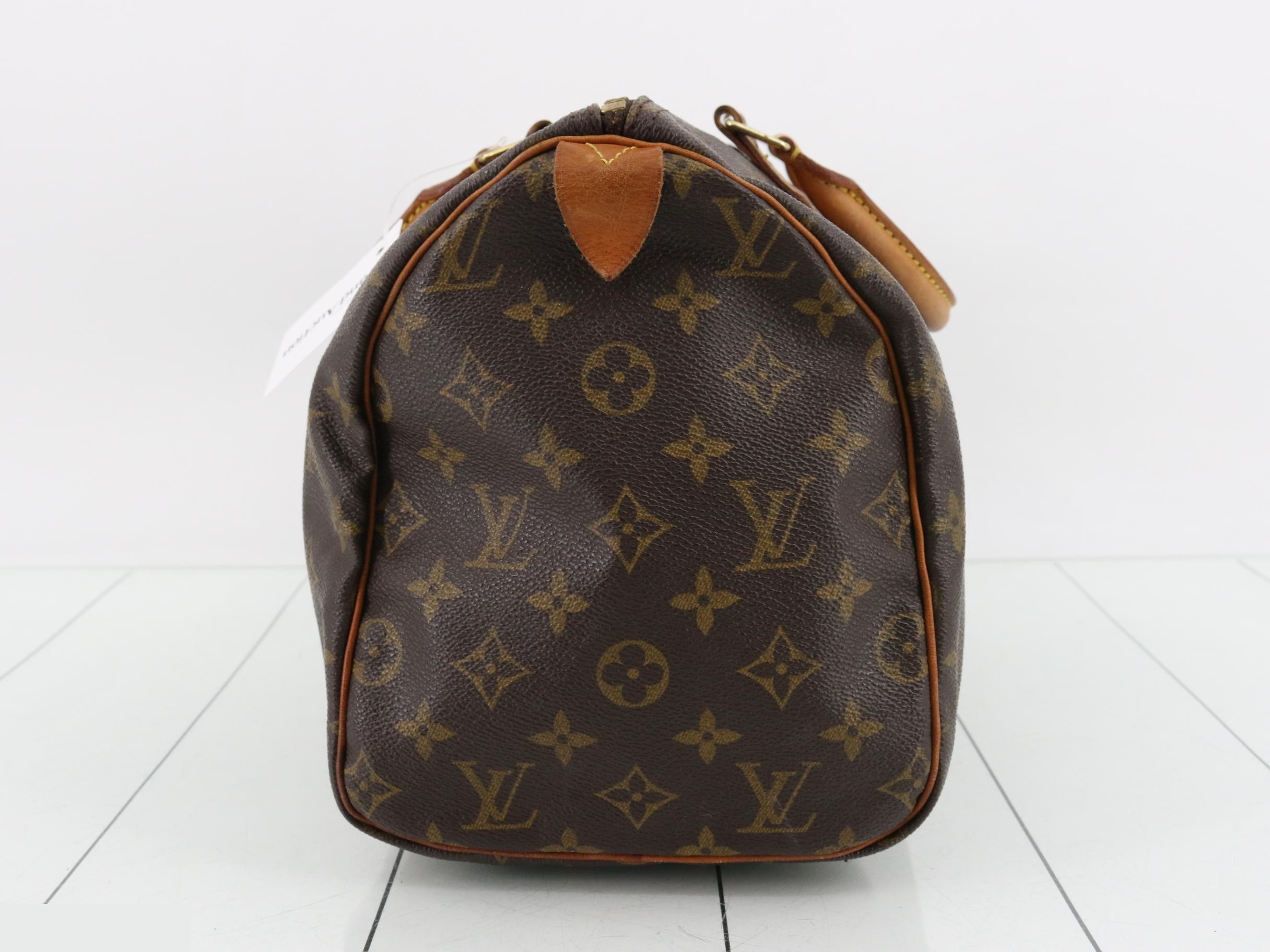 Speedy 30 Monogram Brown Handbag — view 4