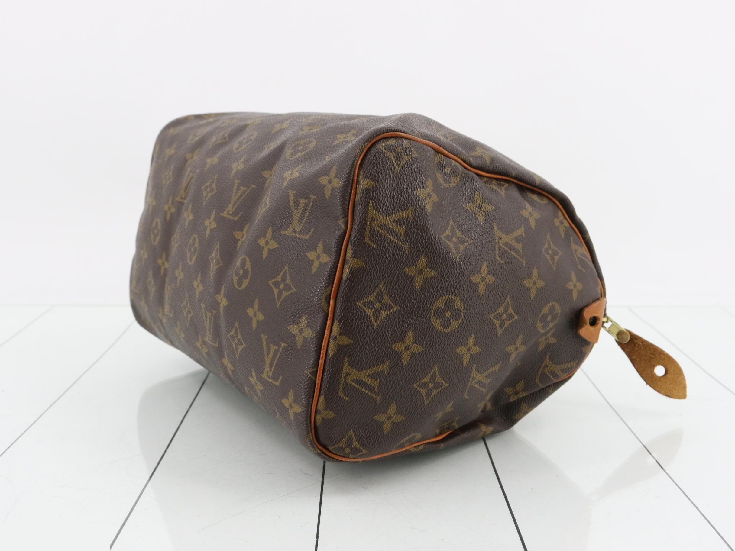 Speedy 30 Monogram Brown Handbag — view 6