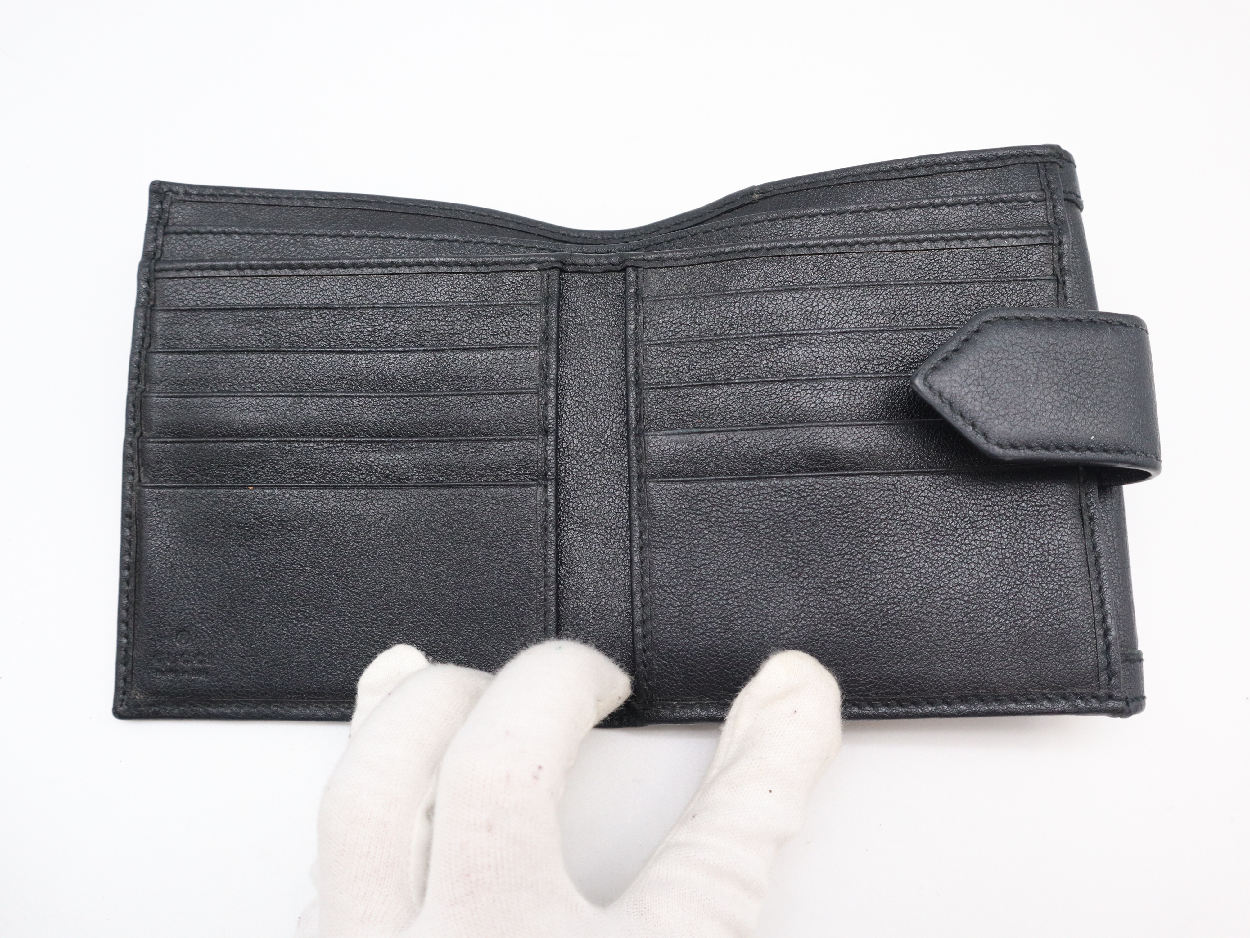 Bi-fold Wallet, Leather, Black — view 8