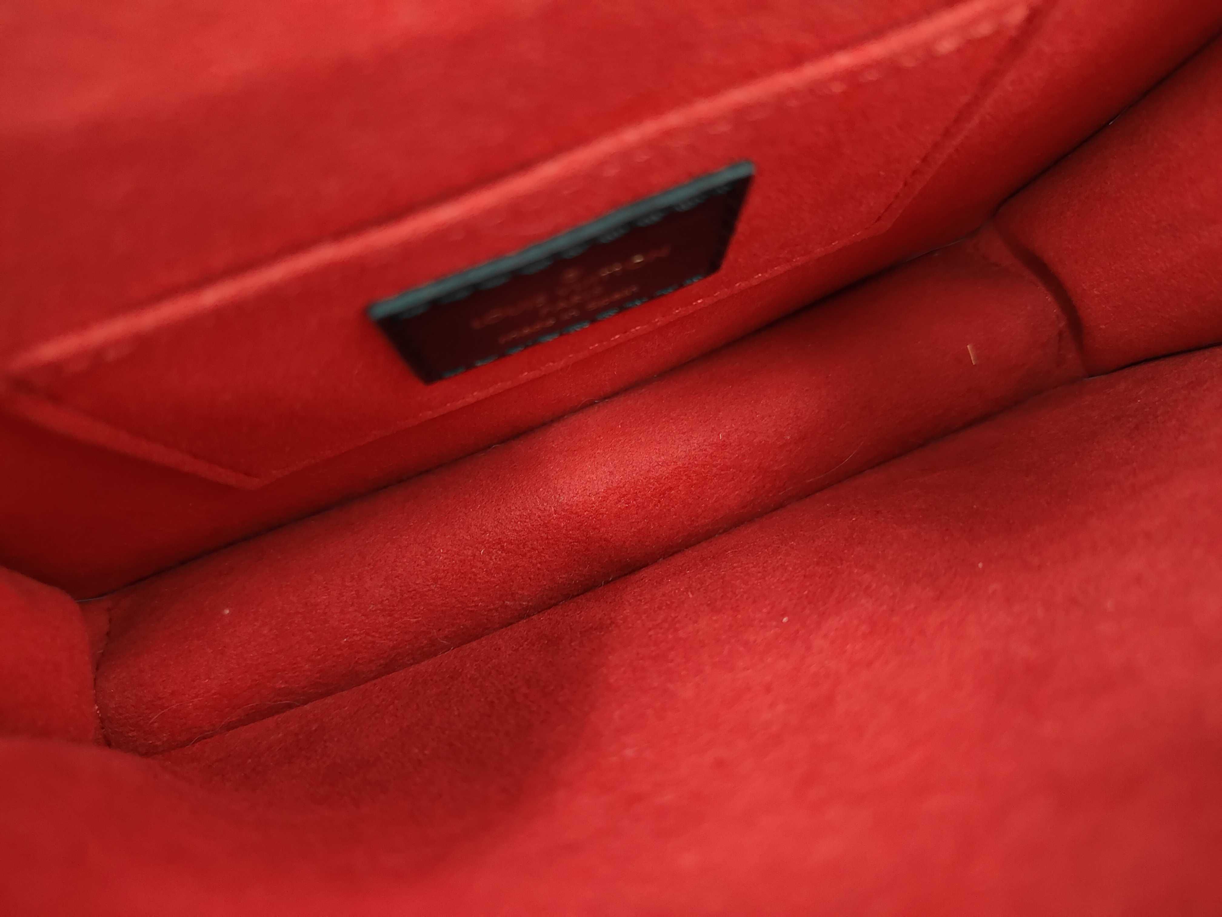 M45889 Monogram Dauphine MINI Fall in Love Shoulder Bag with Shoulder Strap and Charm (RFID detected) — view 8