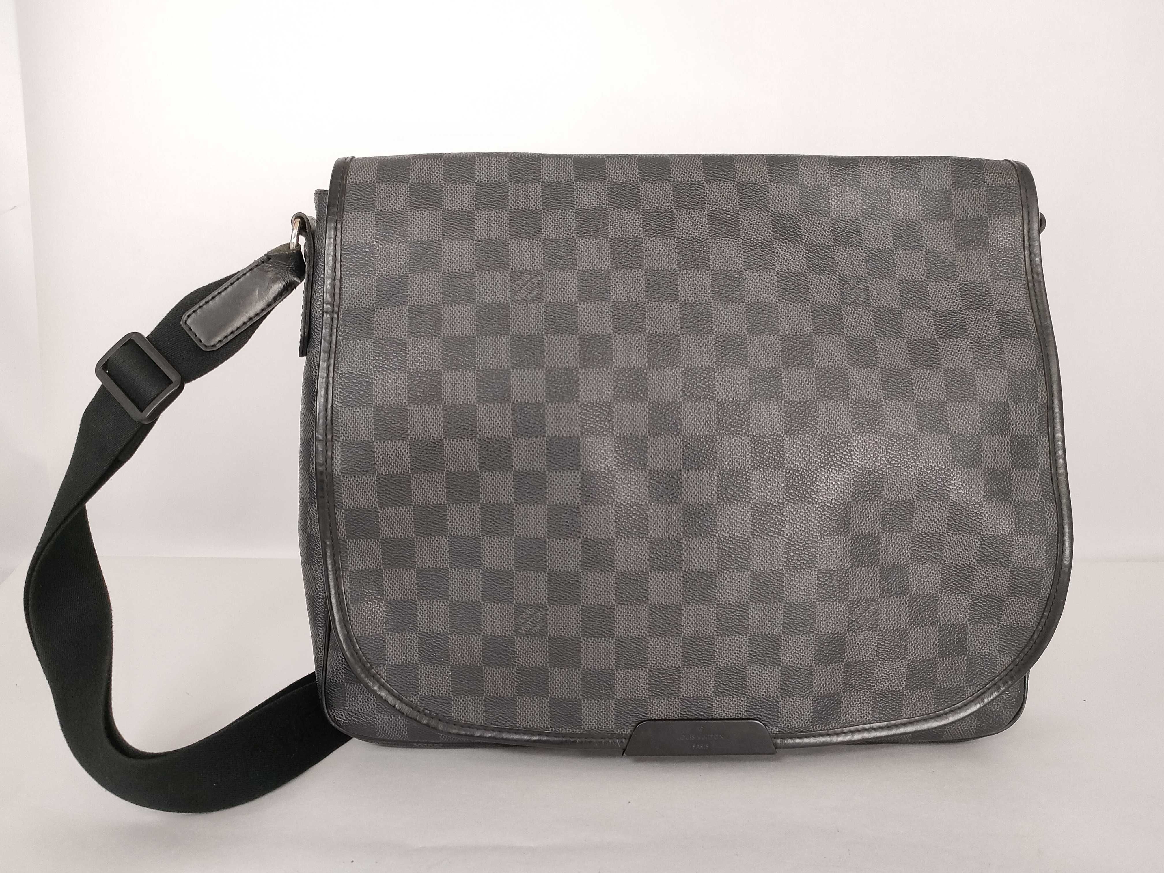 Damier Graphite Shoulder Bag, Black