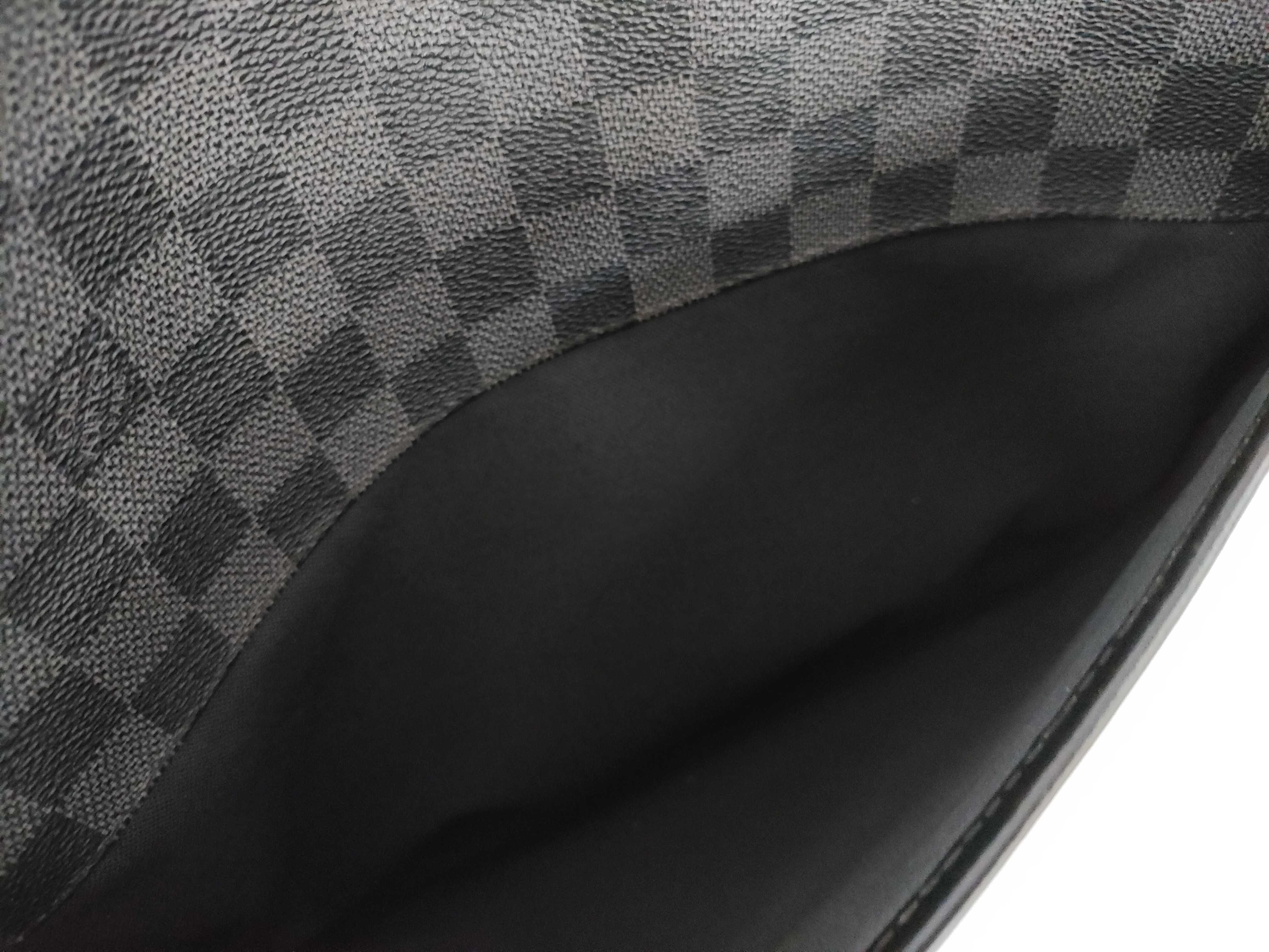 Damier Graphite Shoulder Bag, Black — view 12