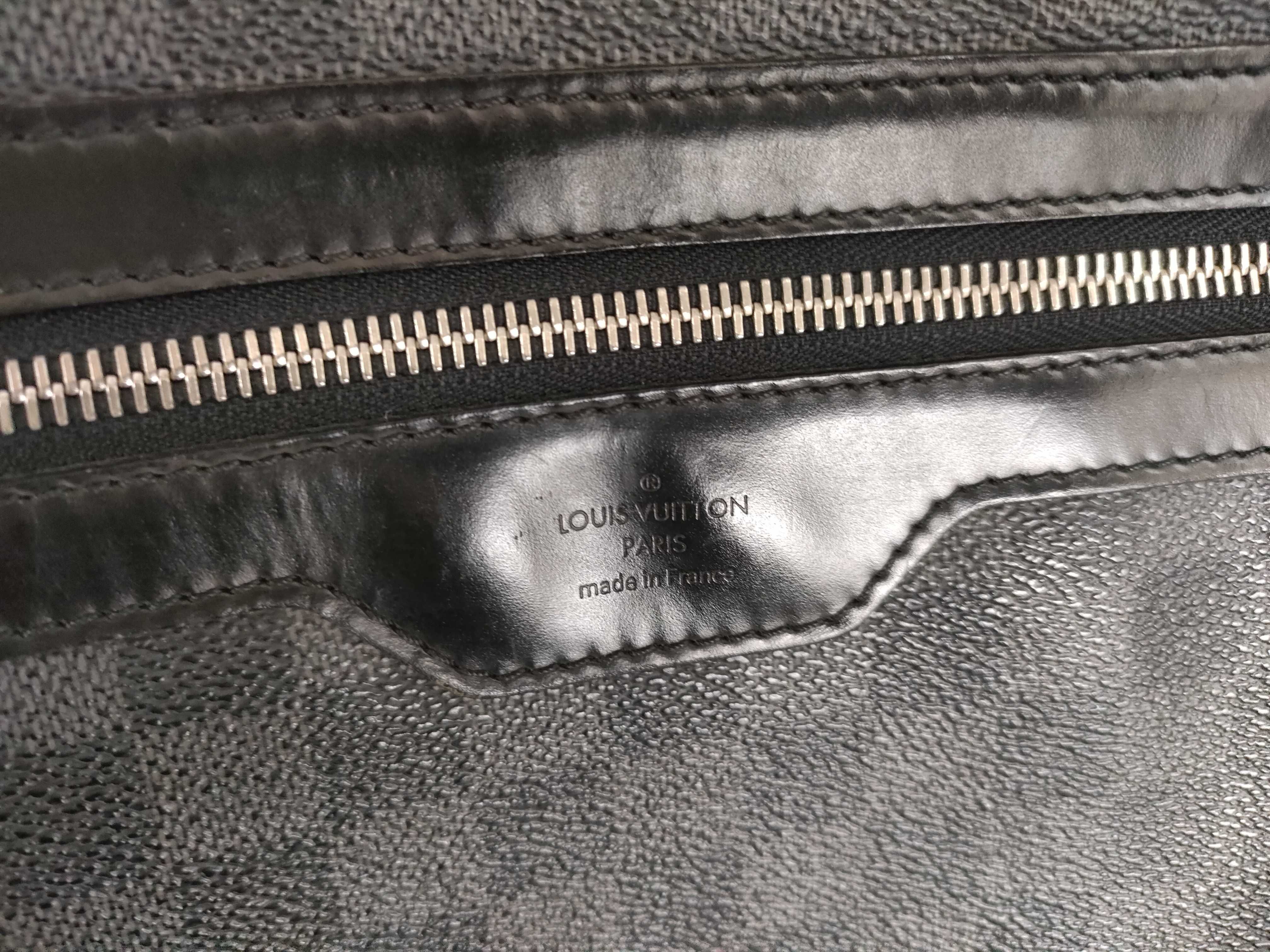 Damier Graphite Shoulder Bag, Black — view 13