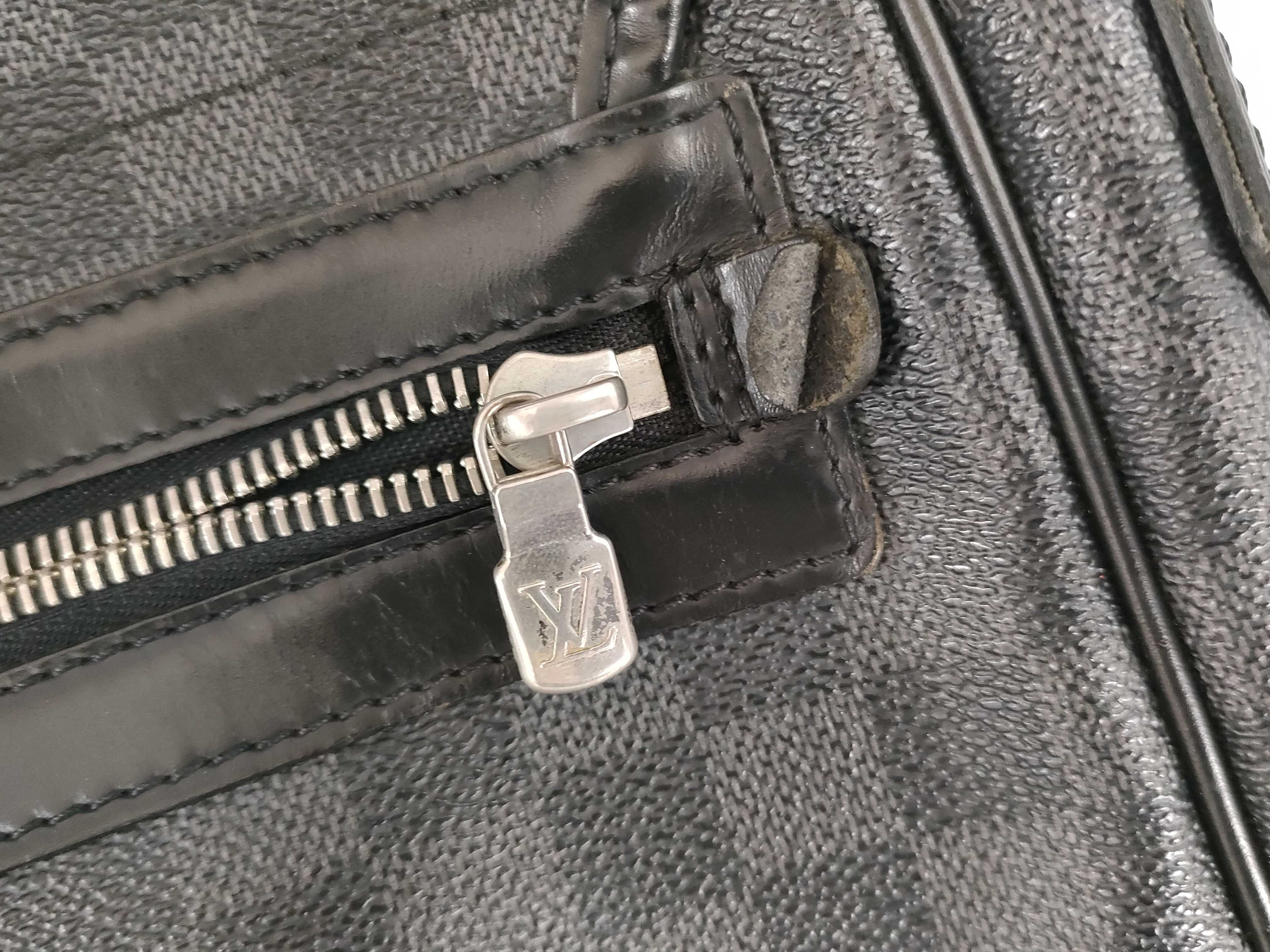 Damier Graphite Shoulder Bag, Black — view 15