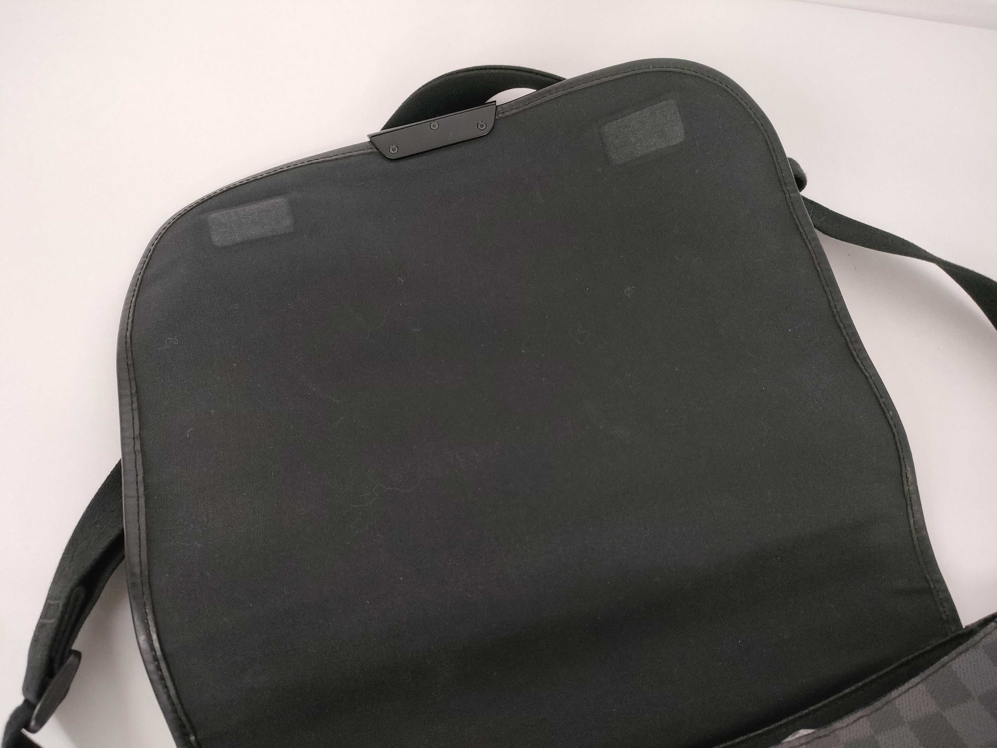 Damier Graphite Shoulder Bag, Black — view 8