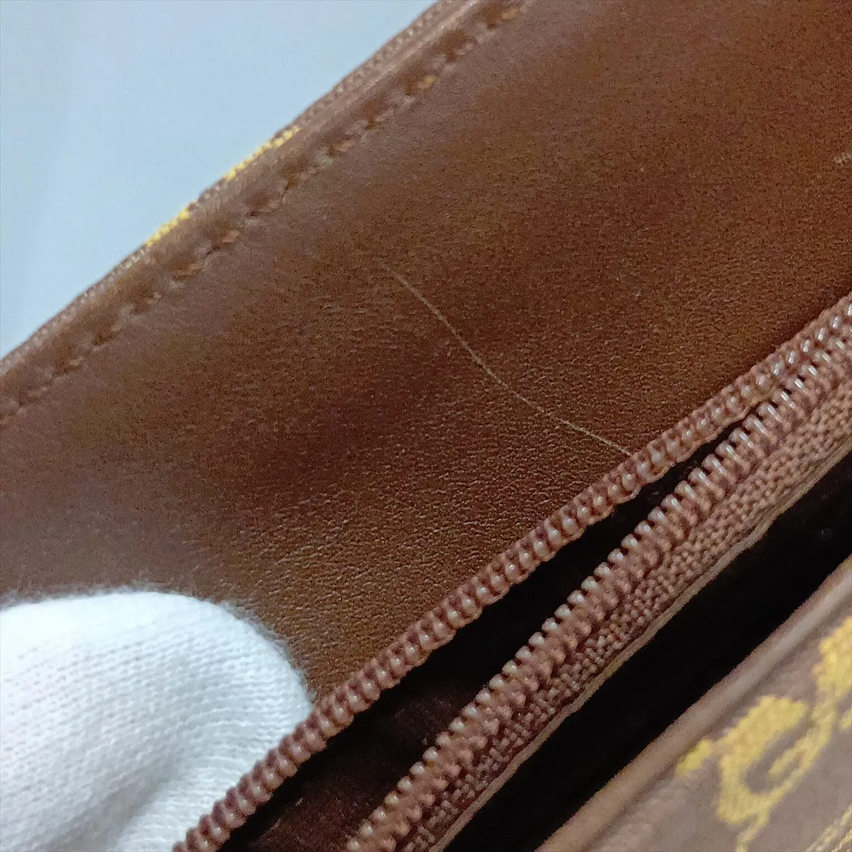 GG Canvas x Leather Shoulder Bag Brown — view 15