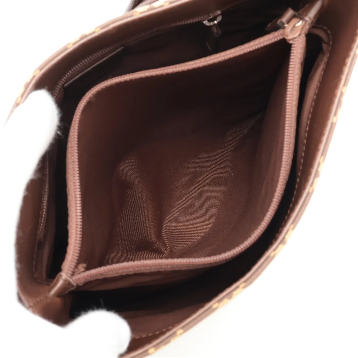 GG Canvas x Leather Shoulder Bag Brown — view 8