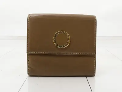 Colore Leather Tri-fold Wallet, Brown