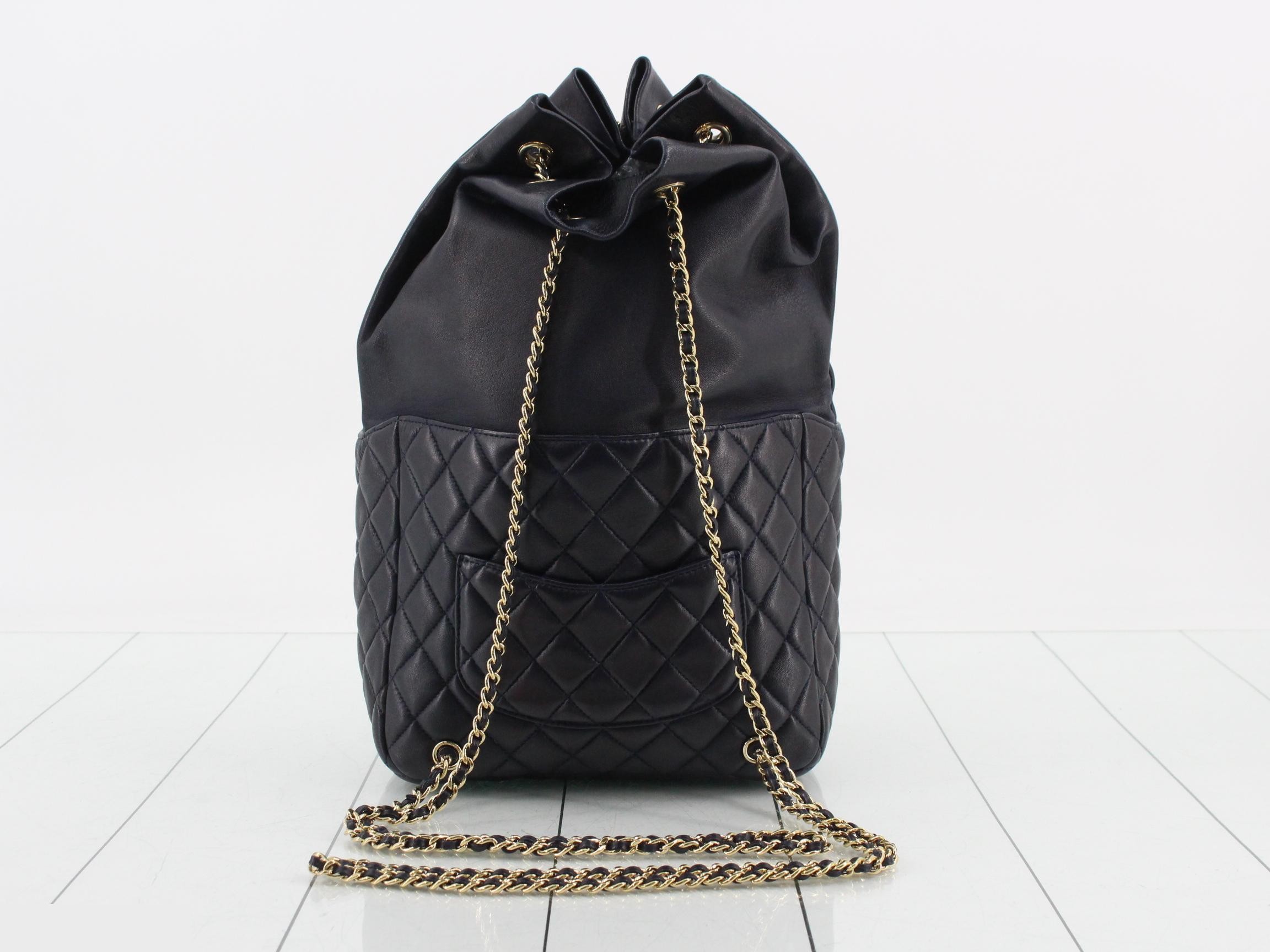 Matelassé Chain Backpack — view 2